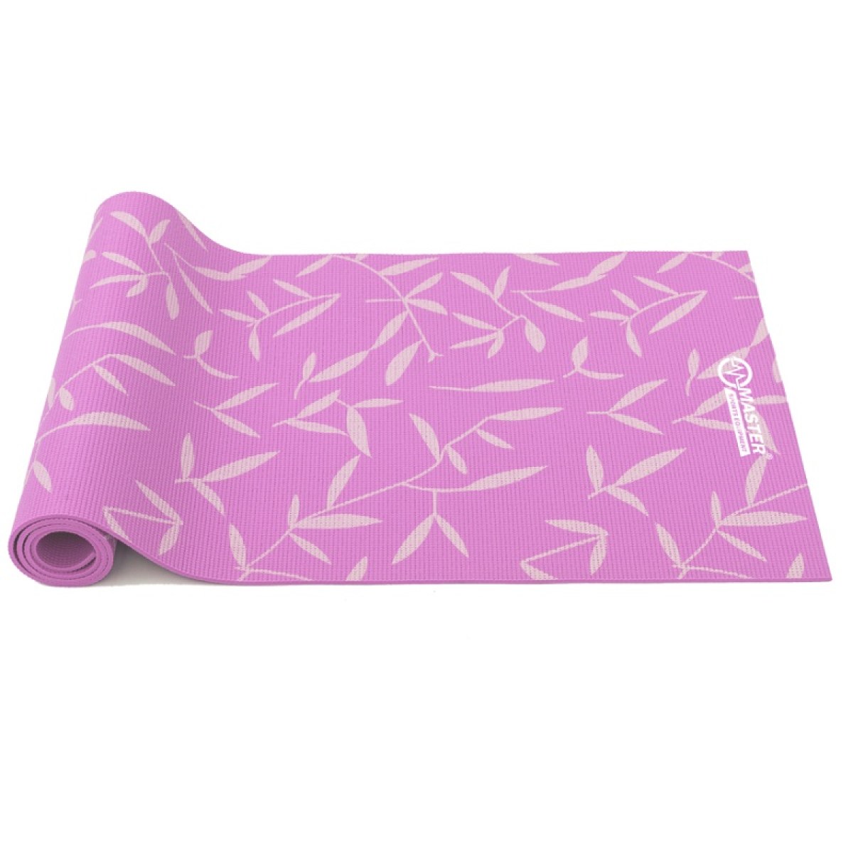Podložka na cvičenie MASTER Yoga PVC 8 mm - 173 x 61 cm - ružová · záber 1