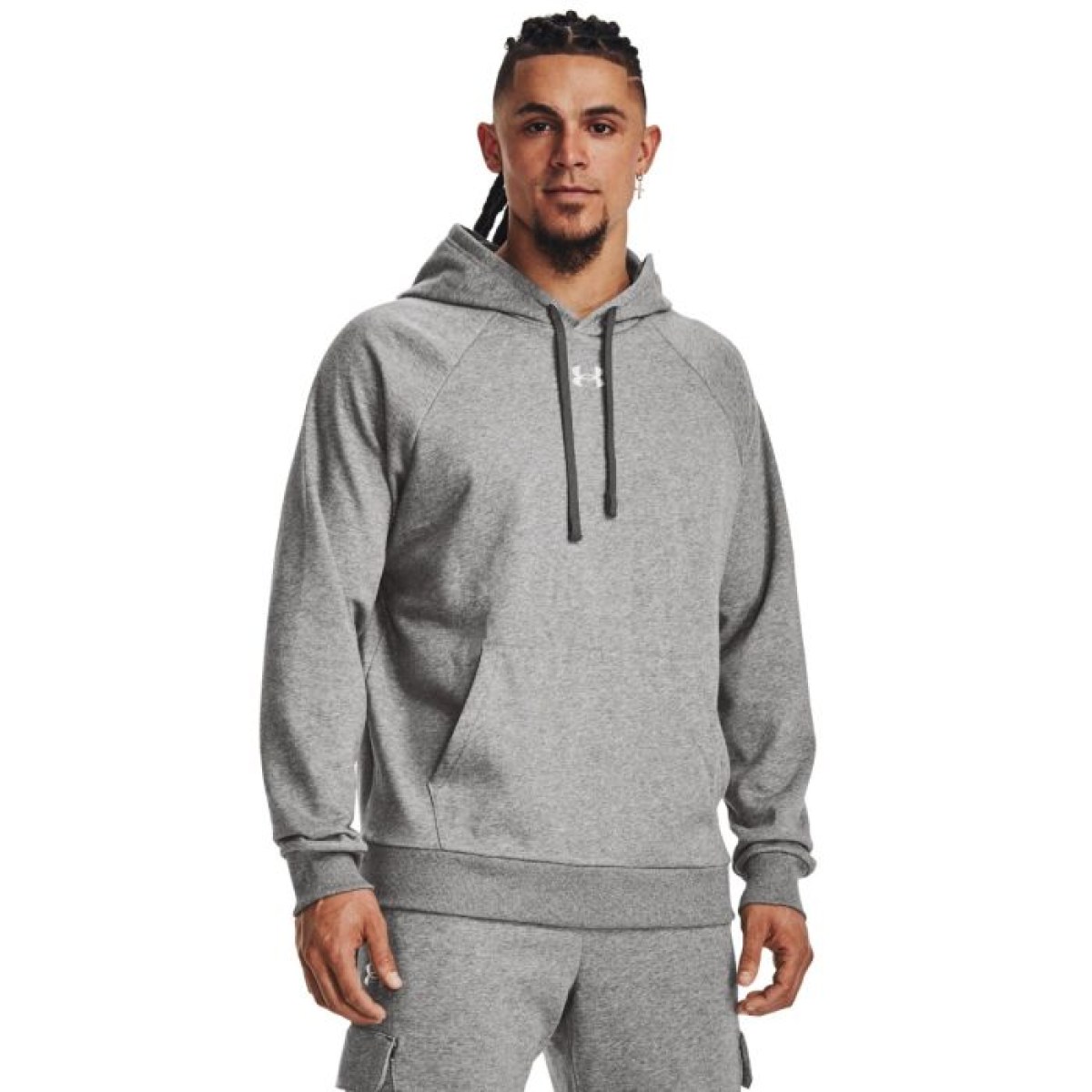 Under Armour Mikina UA Rival Fleece Hoodie Grey XLXL · záber 1