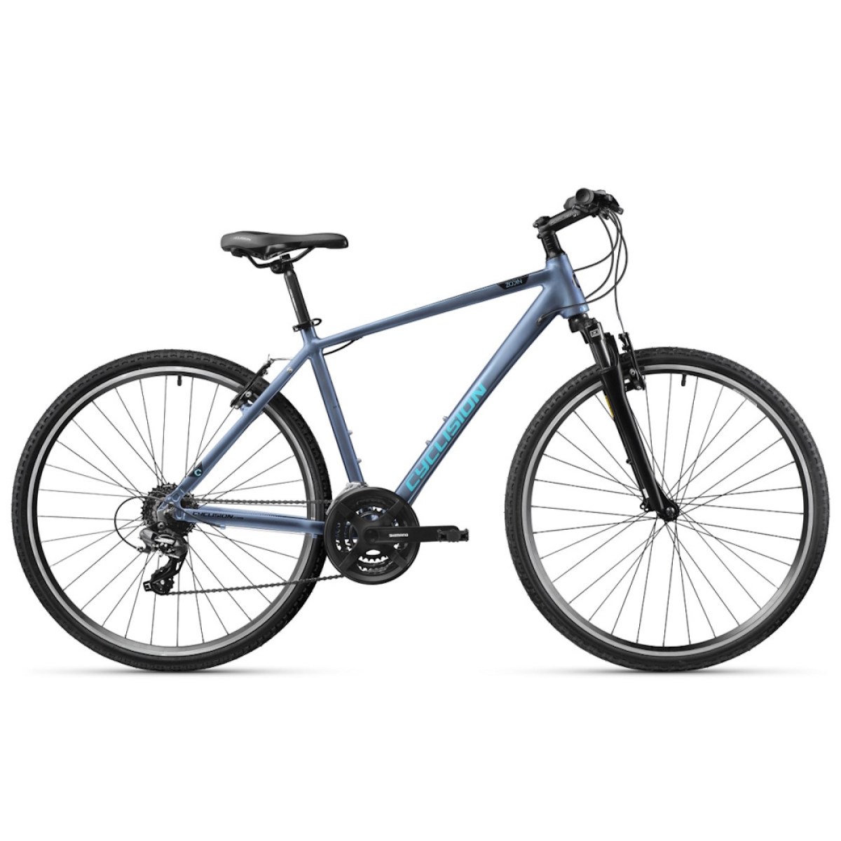 Cyclision Zodin 5 MK-II 28" - model 2024 Azure Steel - M/S (17", 150-170 cm) · záber 1