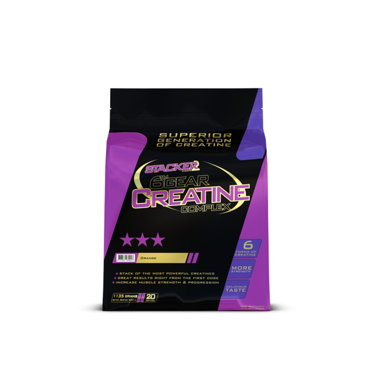 Stacker 2 6th Gear Creatine Complex pomaranč · záber 1