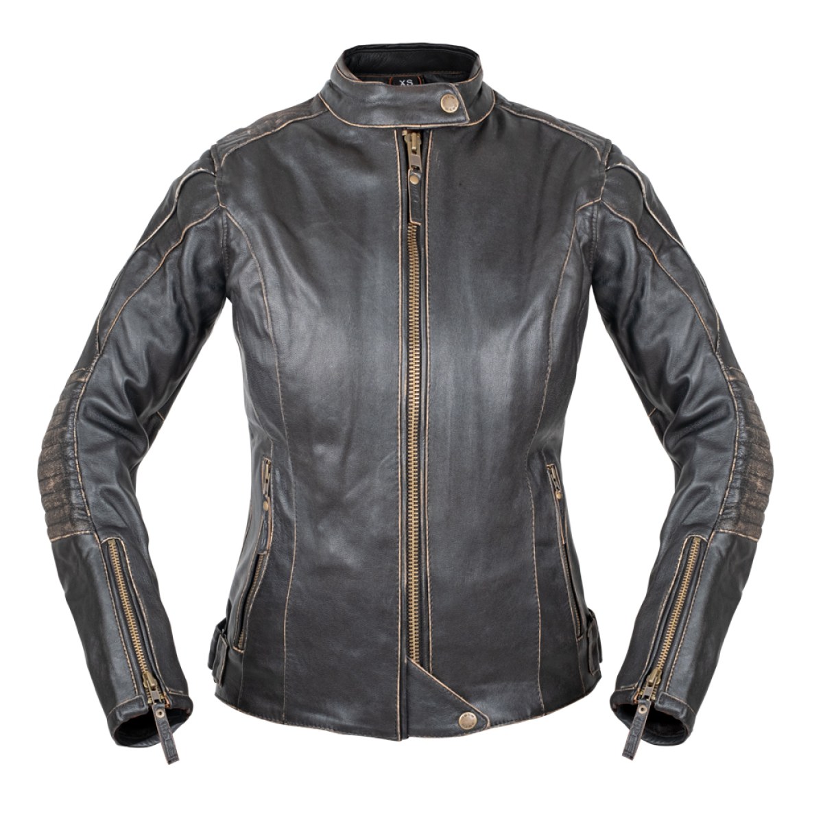 Dámska kožená moto bunda W-TEC Lecia - Veľkosť: M · záber 1