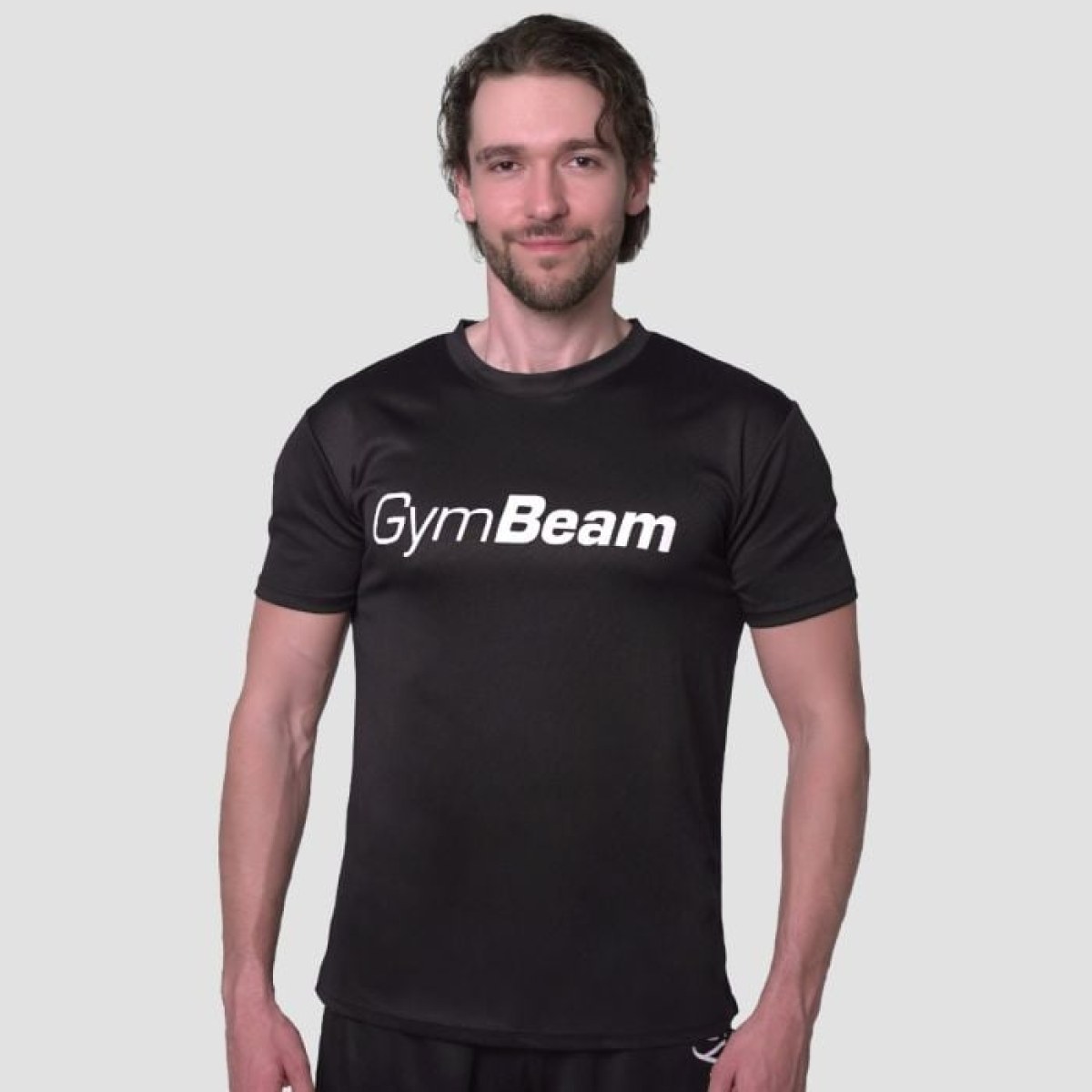 GymBeam Tričko Mesh Essence Black M · záber 1