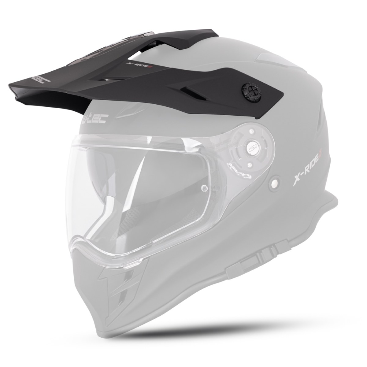 W-TEC Náhradní kšilt k helmě W-TEC Valso čierna-fluo · záber 2
