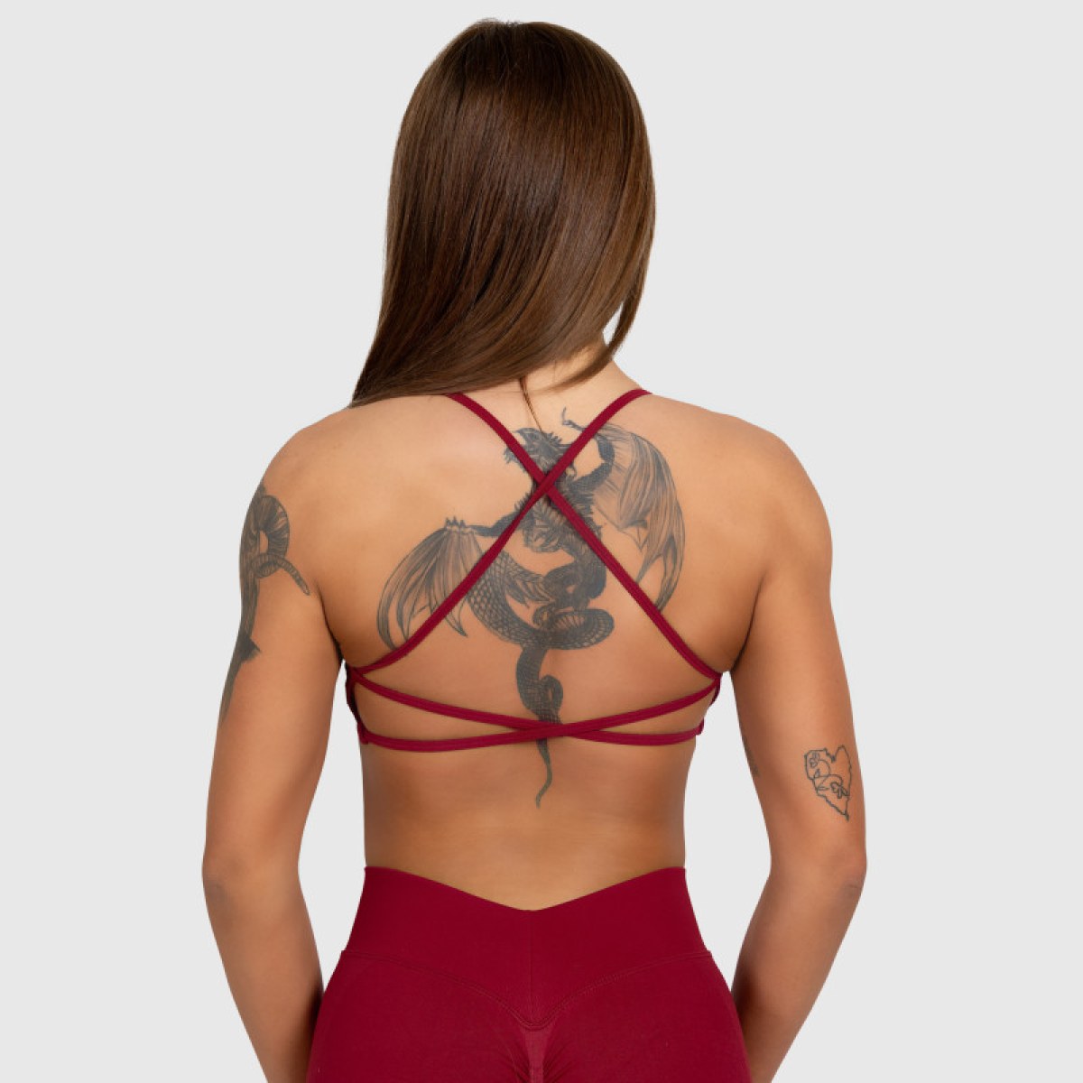 Športový set Iron Aesthetics Shape, bordový · záber 5