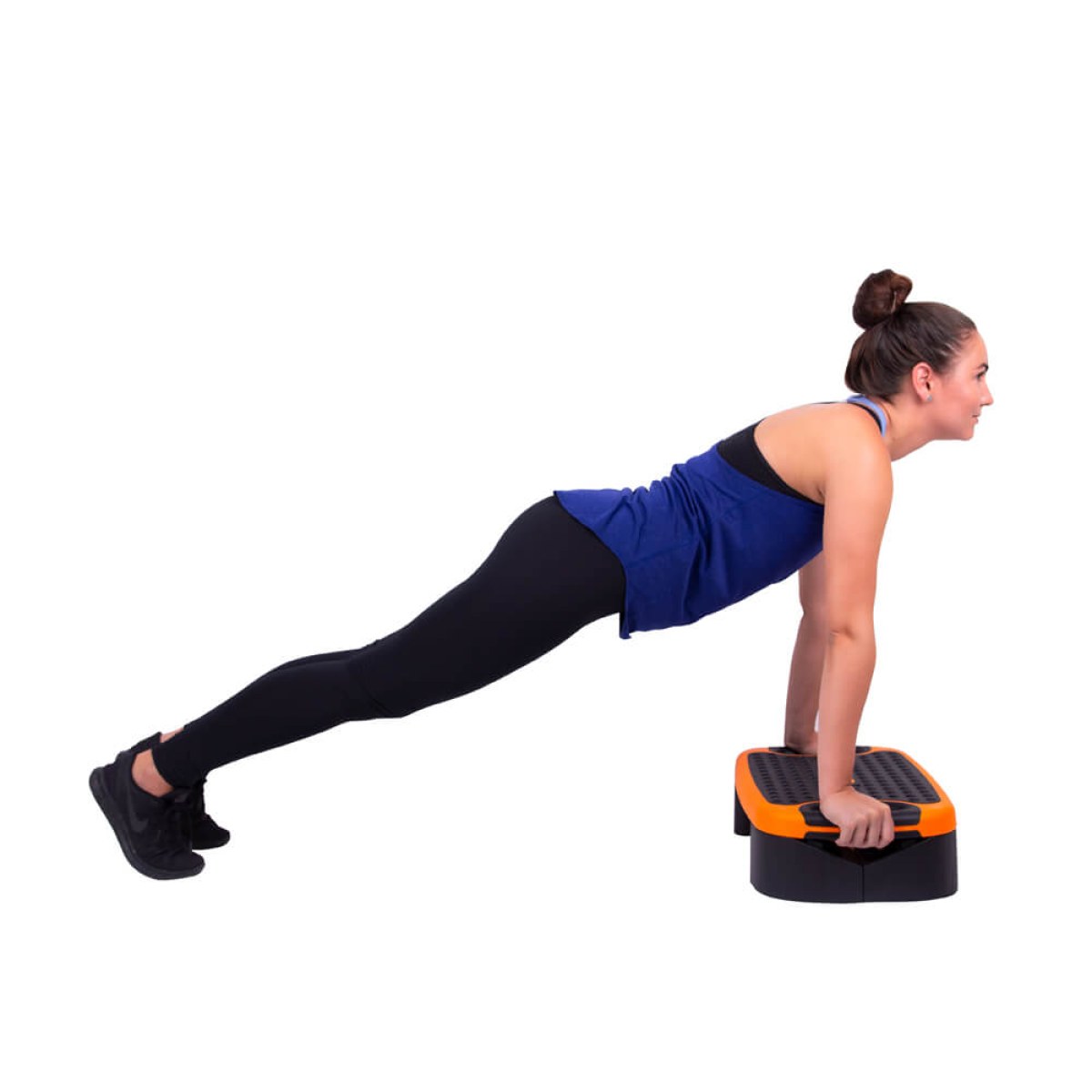 Multifunkčný aerobic step inSPORTline Multifun - Farba: Čierna · záber 5