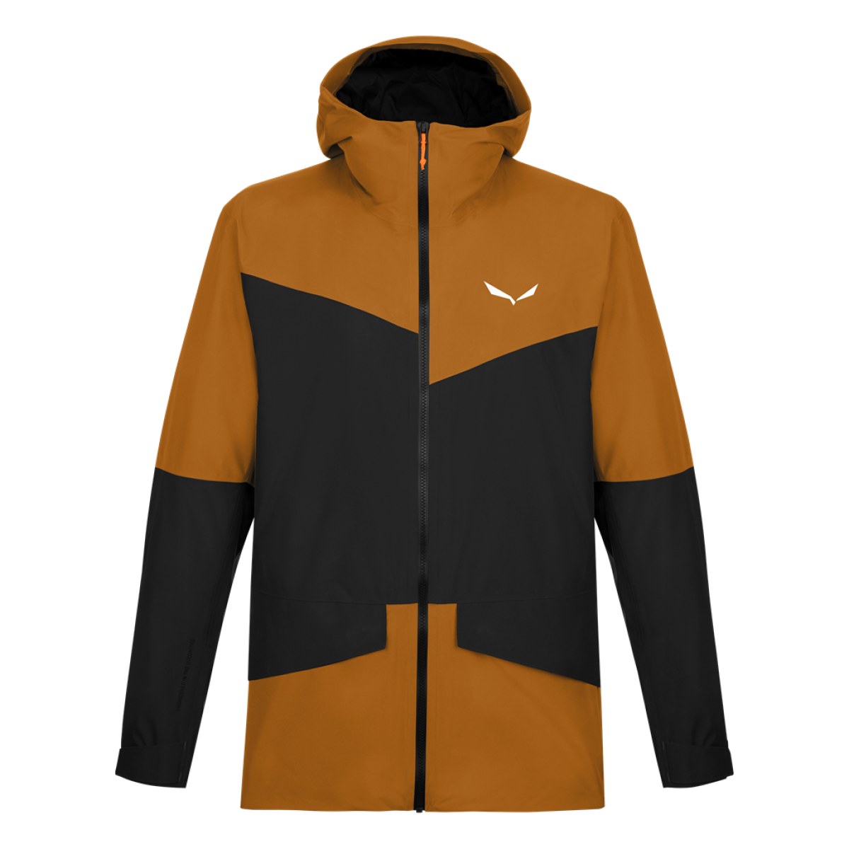 Salewa Puez GTX 2L Jacket M - Veľkosť: M | Farba: Čierna, Hnedá · záber 1