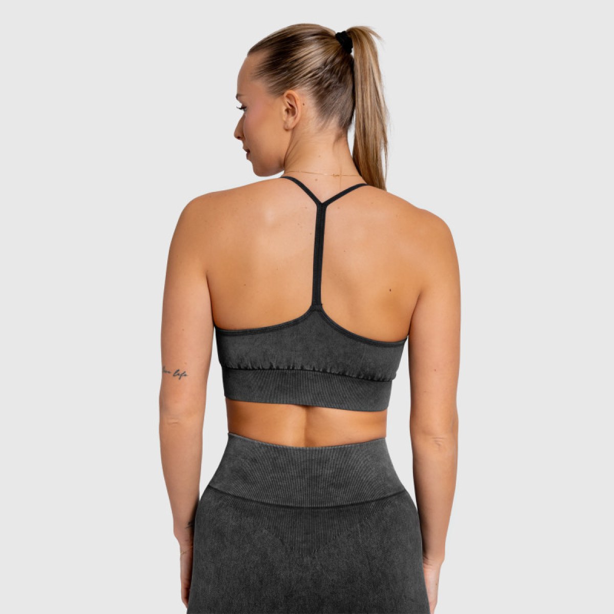 Dámska podprsenka Iron Aesthetics Faded, washed black · záber 4