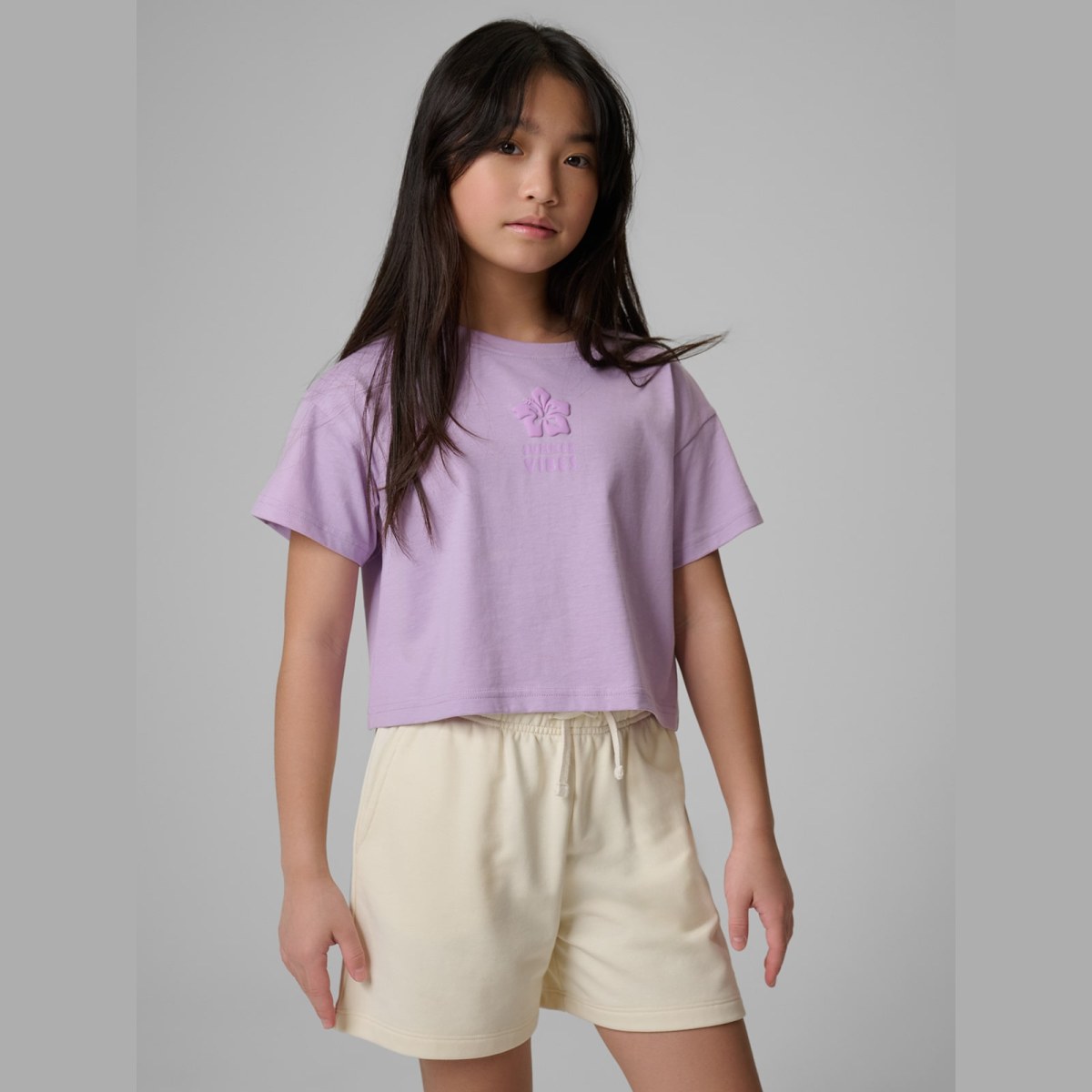 T-shirt regular s potlačou dievčenský - ružový · záber 7