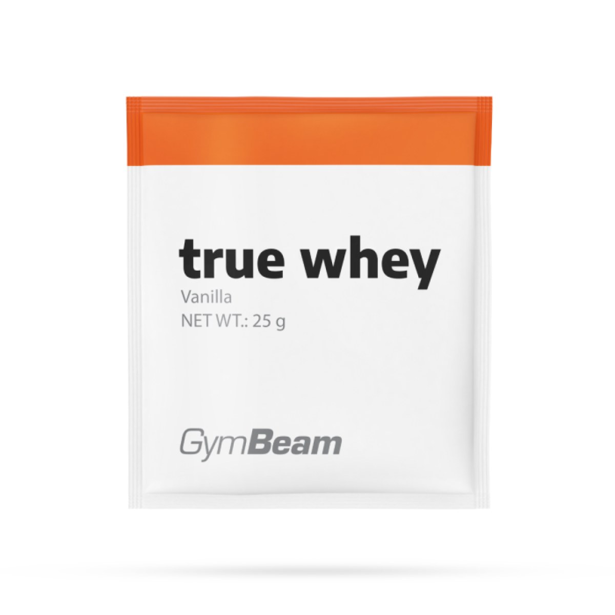 GymBeam Vzorka True Whey vanilka · záber 1