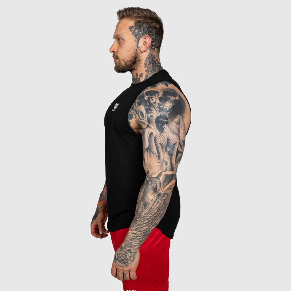 Tréningové tielko Iron Aesthetics Resilient, čierne · záber 5