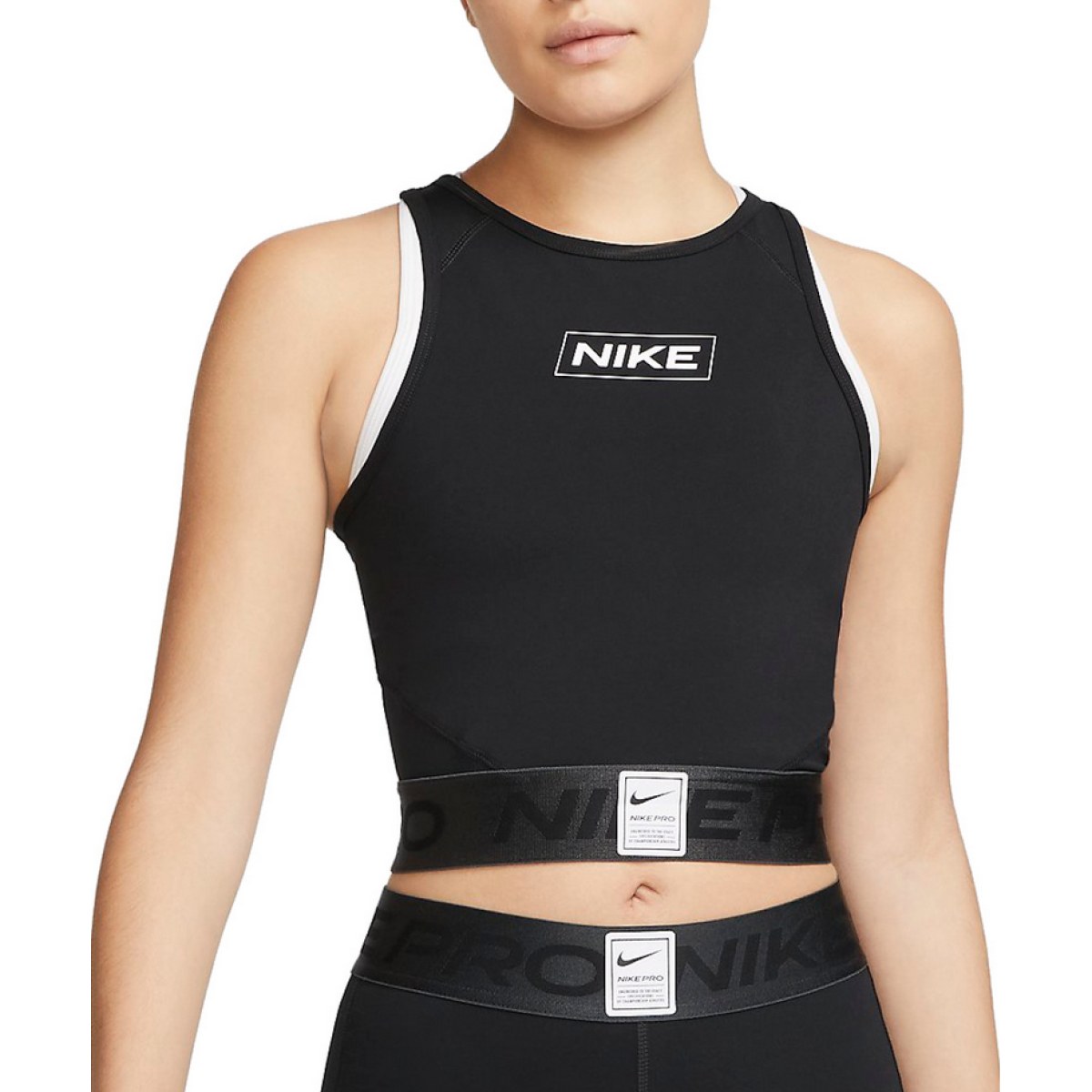 Nike Pro Dri-FIT Crop Tank W - Veľkosť: XL · záber 1