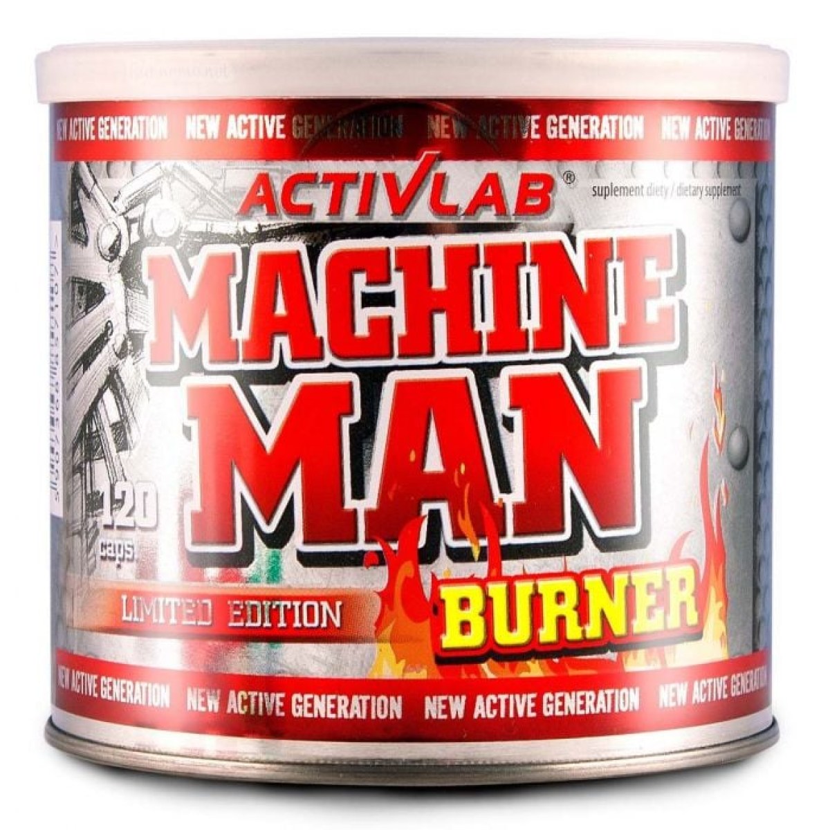 Activlab Machine Man Burner 120 tabliet bez príchute · záber 1