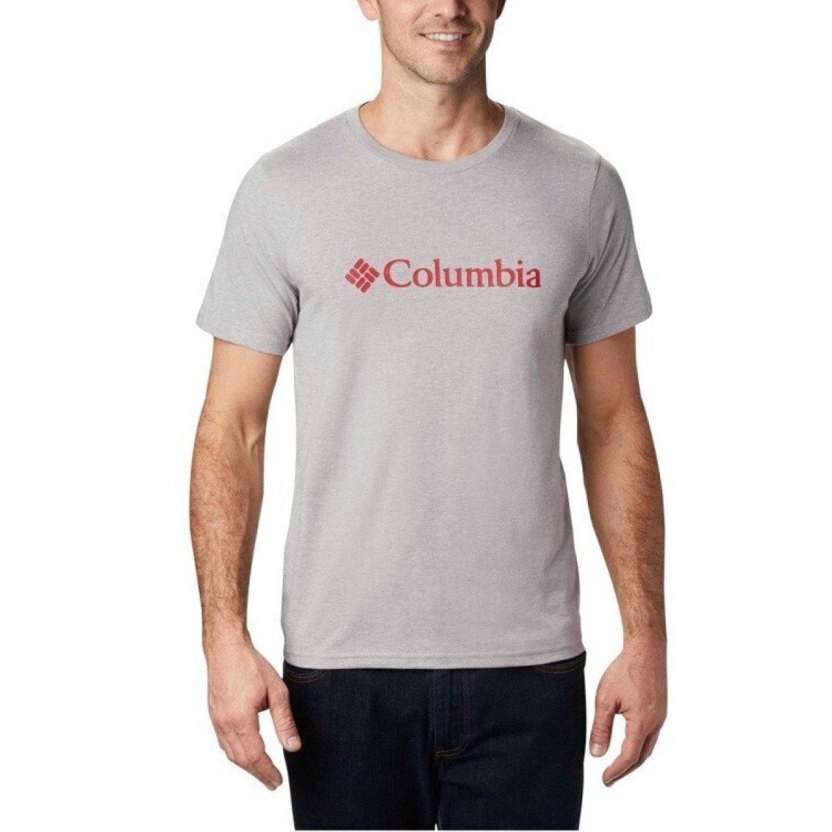 Columbia CSC Basic Logo M - Veľkosť: L | Farba: Sivá, Š. Melír, Cínová, Kámen · záber 1