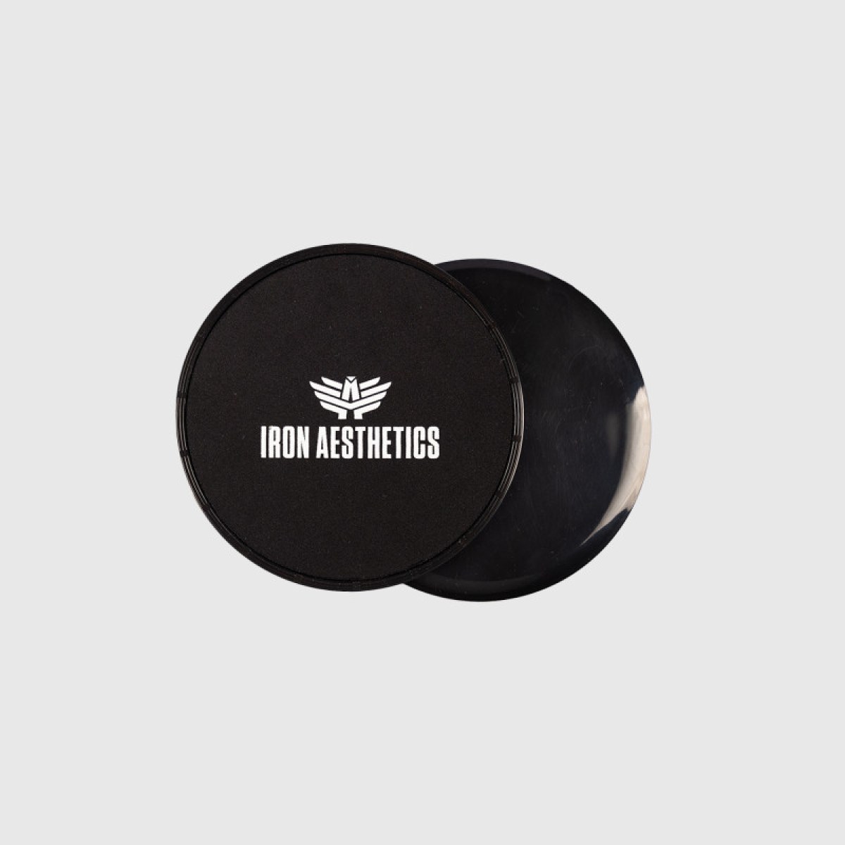 Šmykové podložky Iron Aesthetics Core Slider, čierne · záber 1