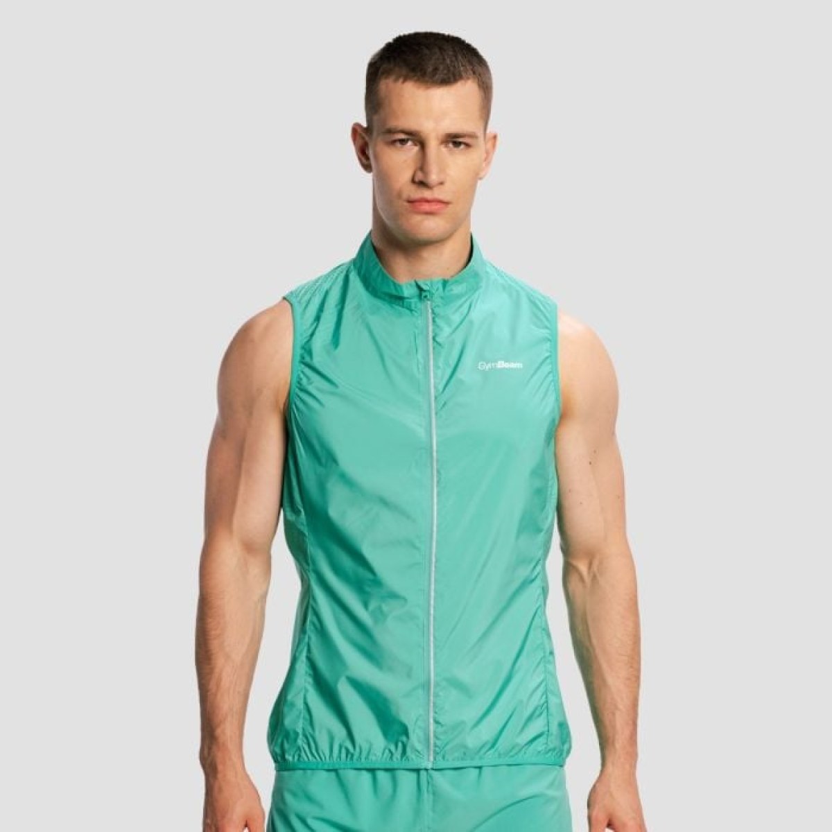 GymBeam Pánska bežecká vesta Pulse X Green L · záber 1