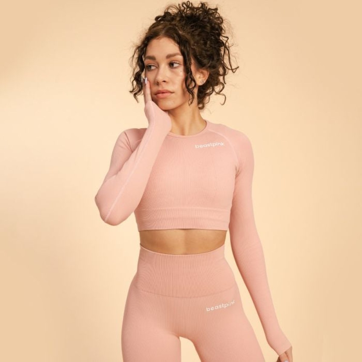 BeastPink Dámske tričko Hyper Crop-Top Pink XXLXXL · záber 1
