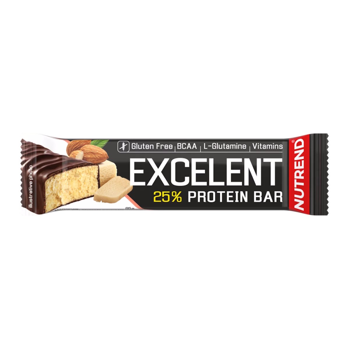Nutrend EXCELENT protein bar 85g marcipán-mandle · záber 1