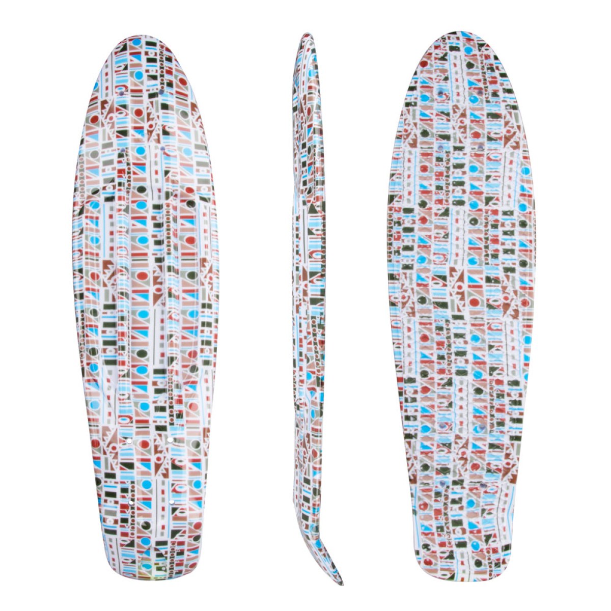 Doska pre pennyboard WORKER Patterny 22.5*6" - Farba: Design 1 · záber 1