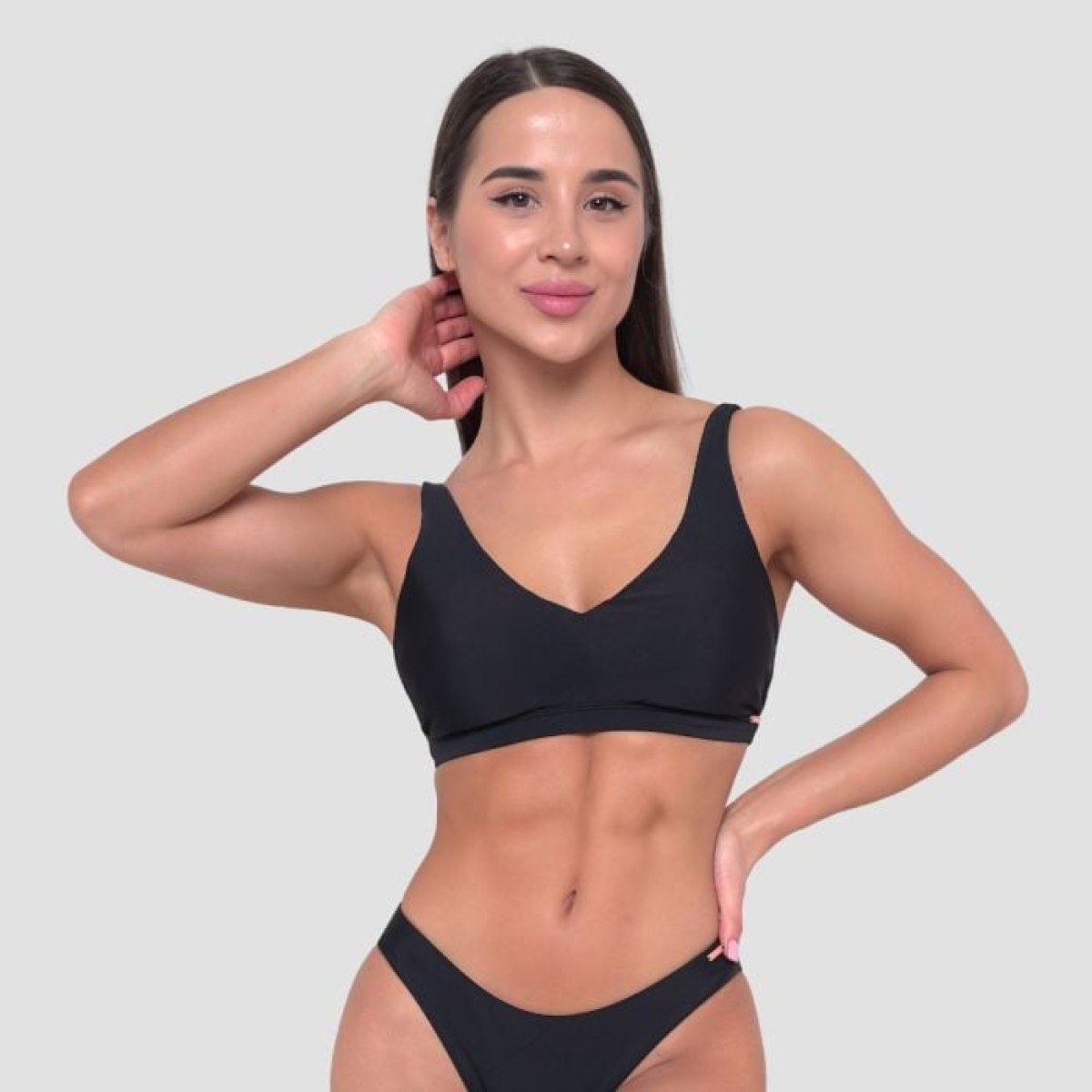 GymBeam Športový vrchný diel plaviek Black XS · záber 1