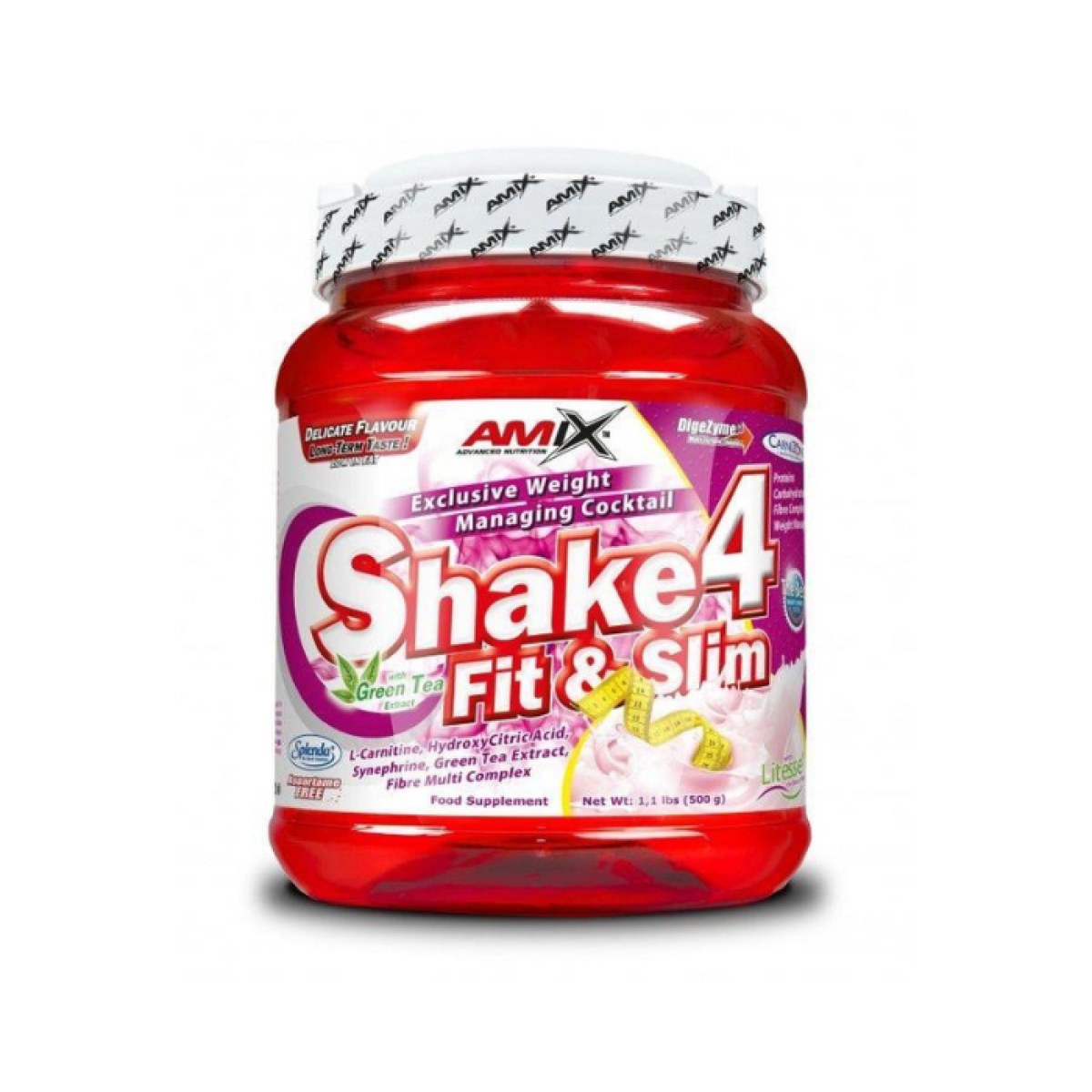 AMIX Shake 4 Fit & Slim jahoda · záber 1
