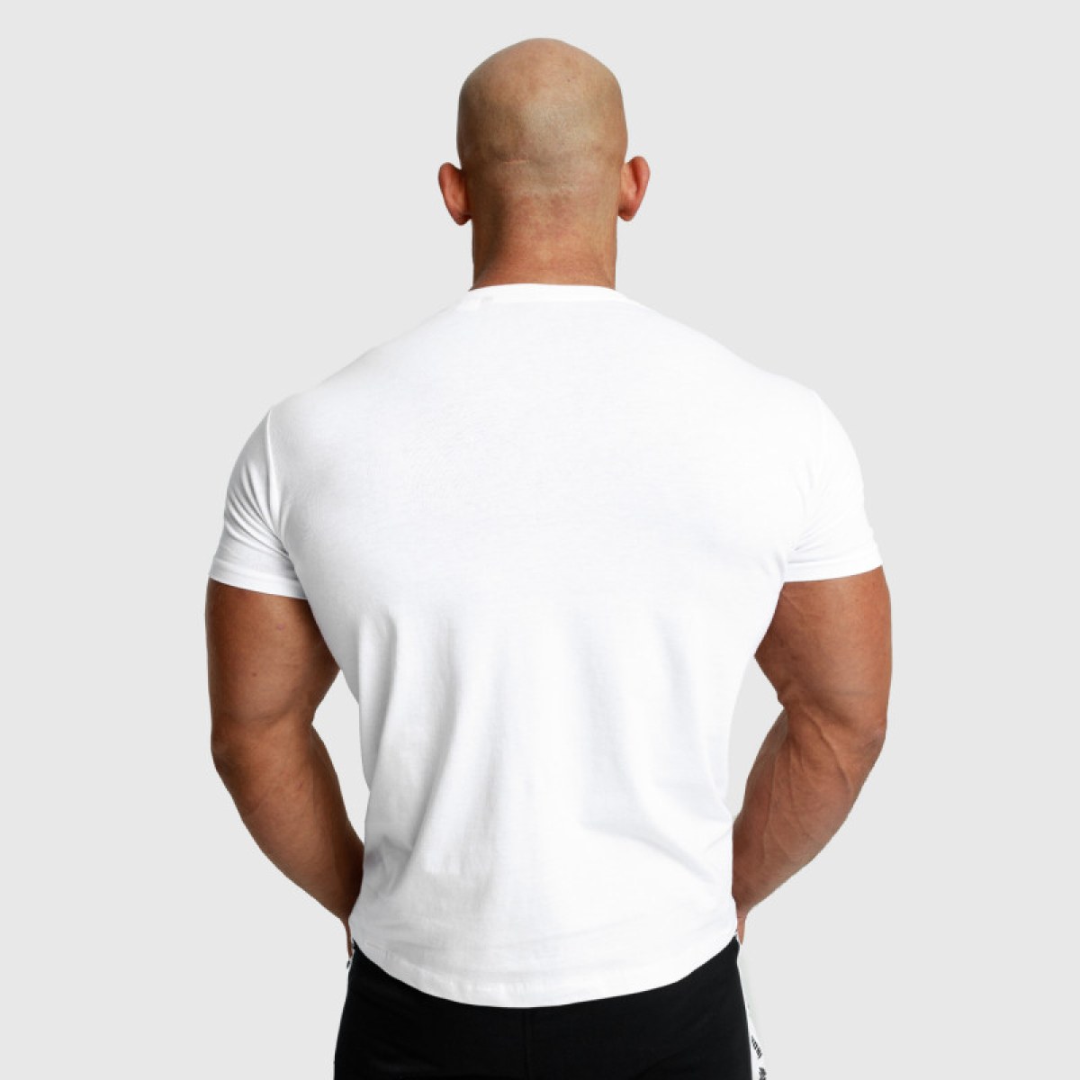 Pánske fitness tričko Iron Aesthetics Unbroken, biele · záber 4