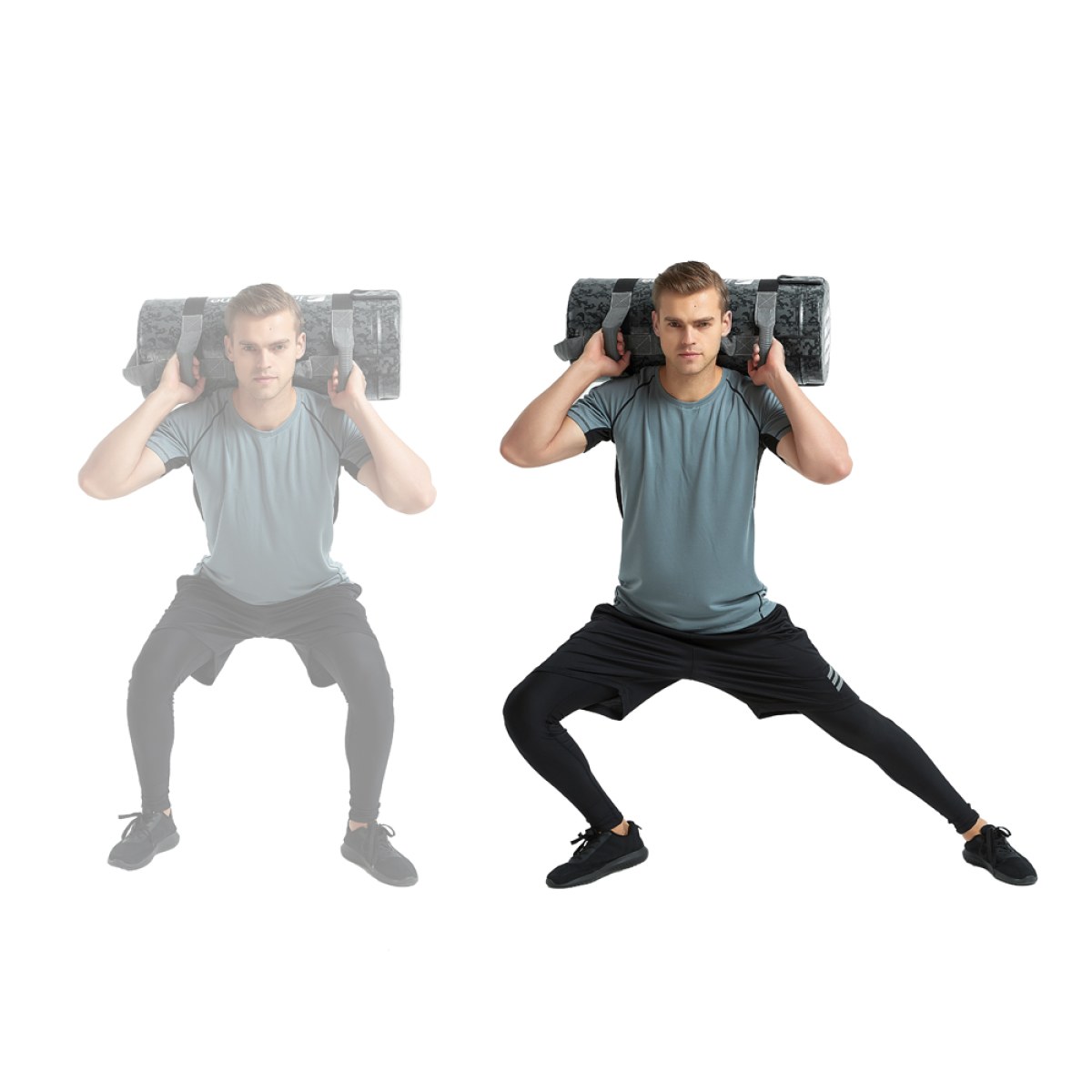 Posilňovací vak s úchopmi inSPORTline Fitbag Camu 20 kg · záber 5