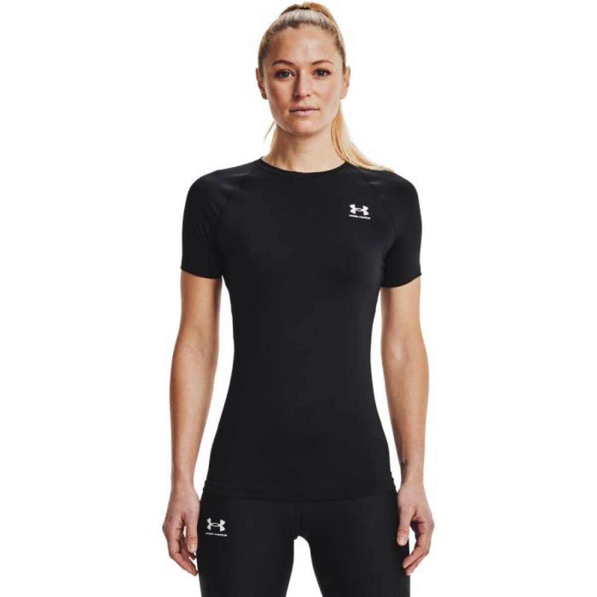 Under Armour Dámske tričko HG Authentics Comp SS Black LL · záber 1