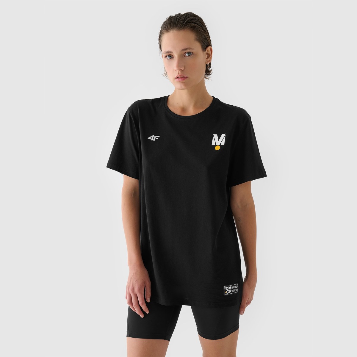 Unisex tričko s potlačou 4F x Drift Masters - čierne · záber 1