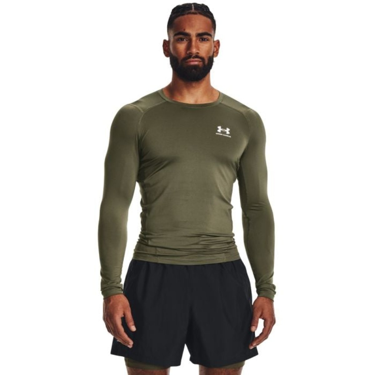 Under Armour Kompresné tričko HG Armour Comp LS Green XXLXXL · záber 1