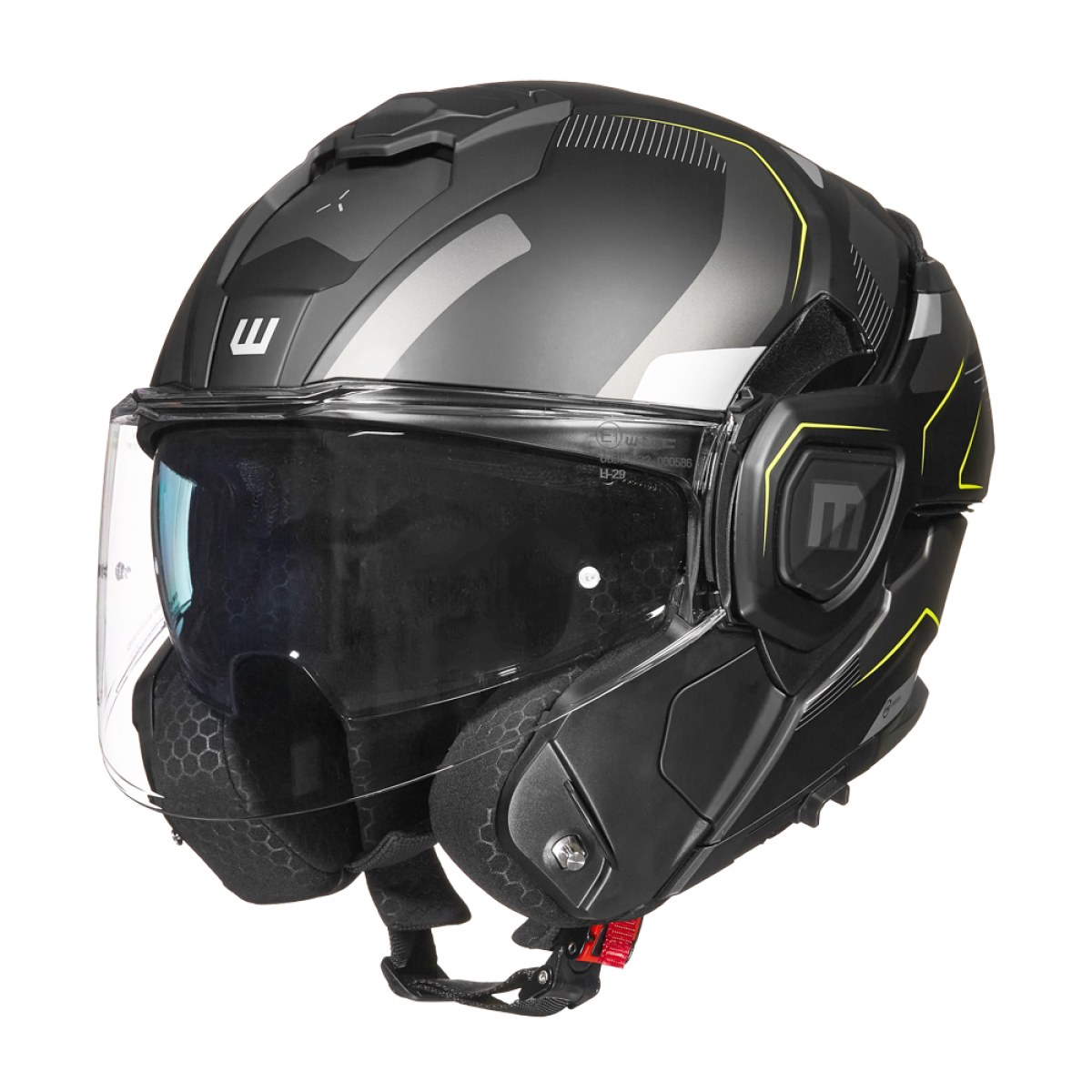 W-TEC Zoroz Matt Black-Fluo Yellow - XL (61-62) · záber 4