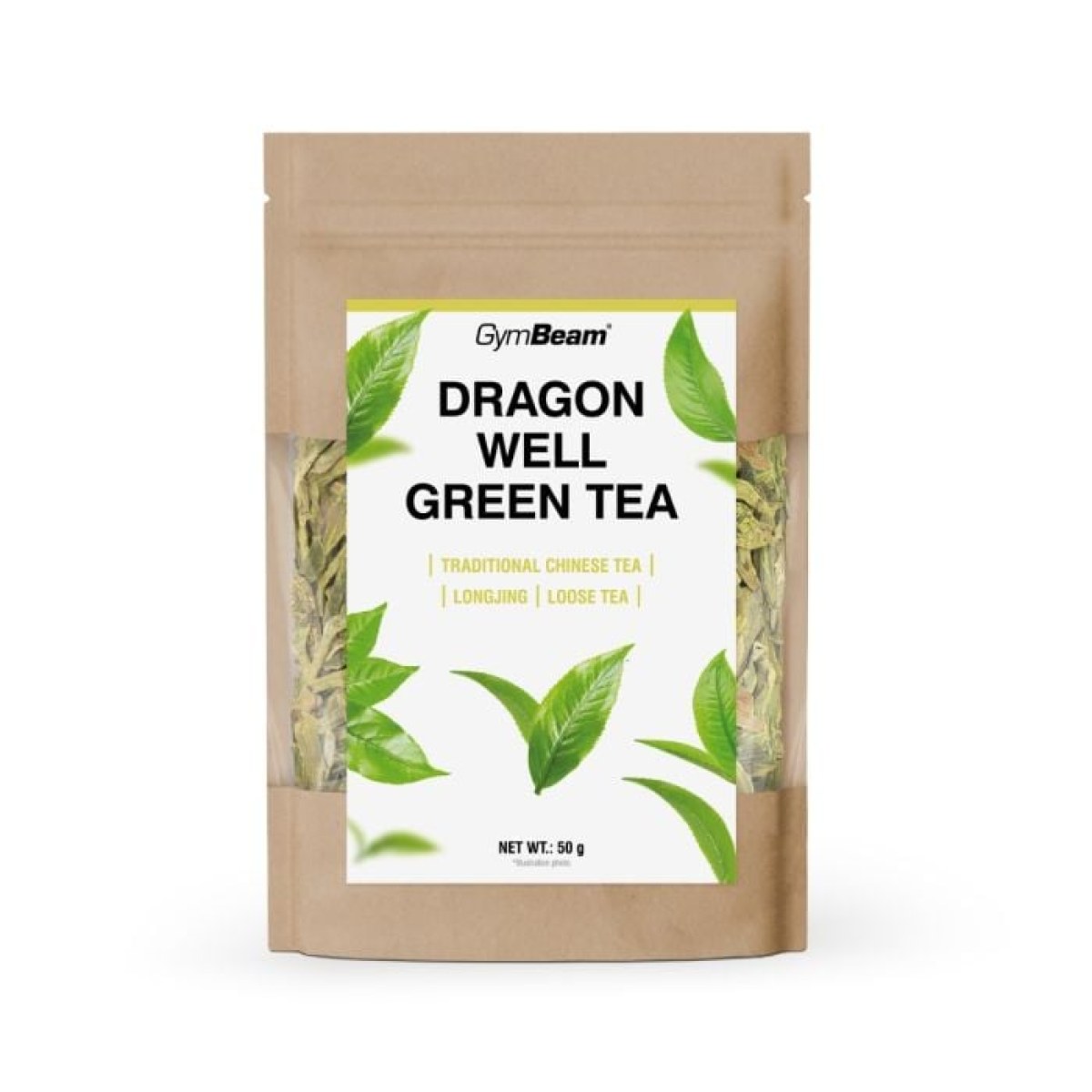 GymBeam Zelený čaj Dragon Well (Longjing) · záber 1