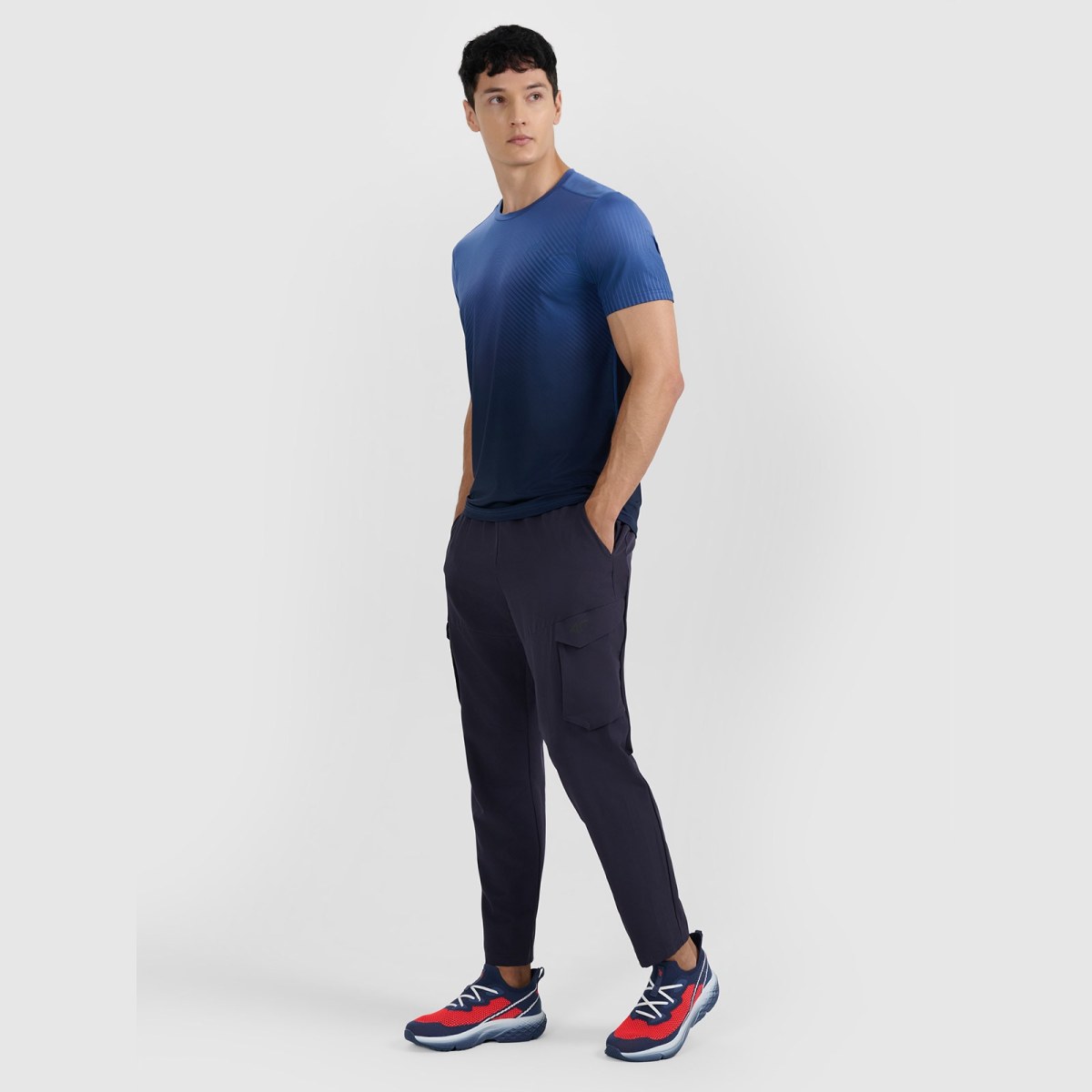 Nízke tenisky Velocore E-knit pánske - červené · záber 2