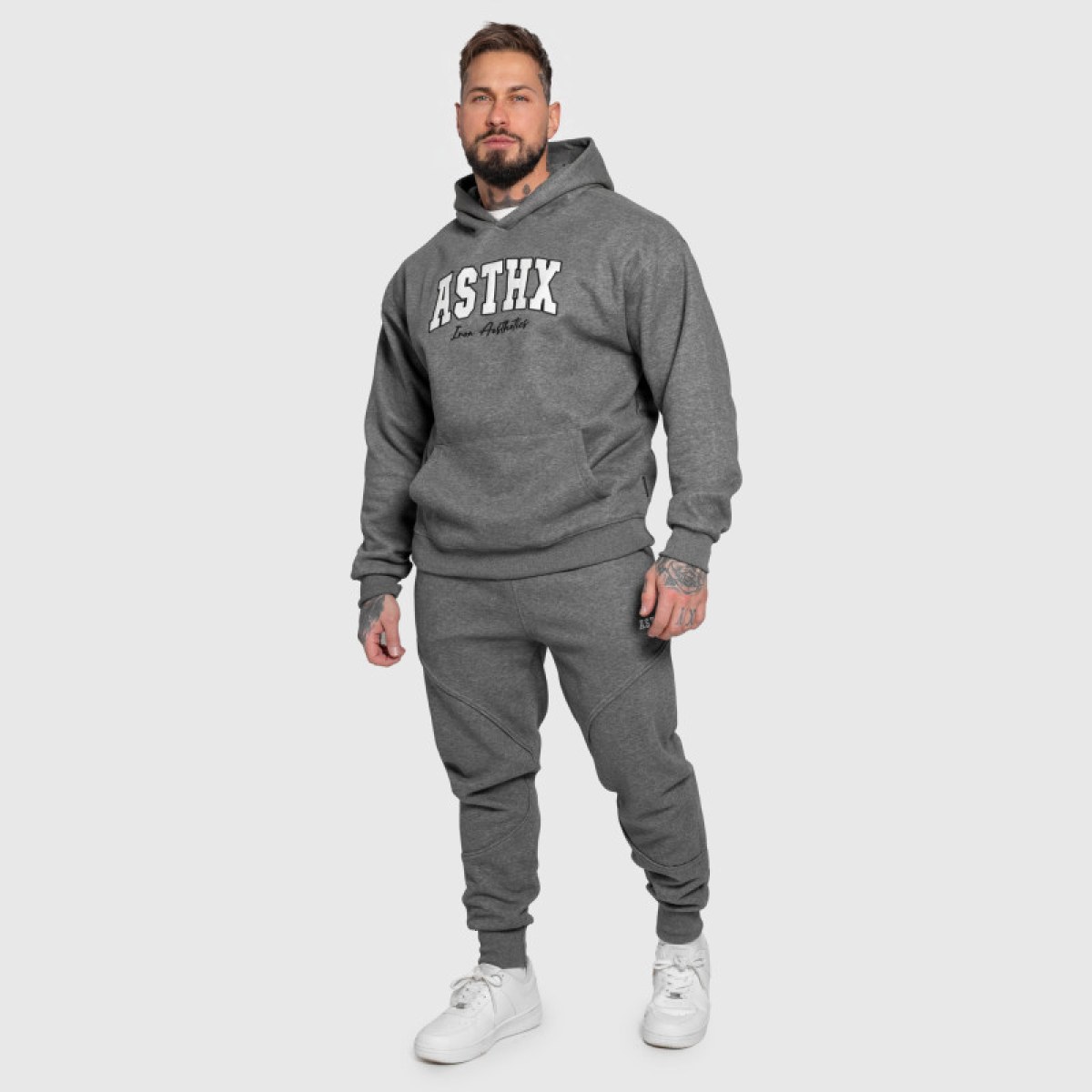 Tepláková súprava Iron Aesthetics ASTHX, sivá · záber 2