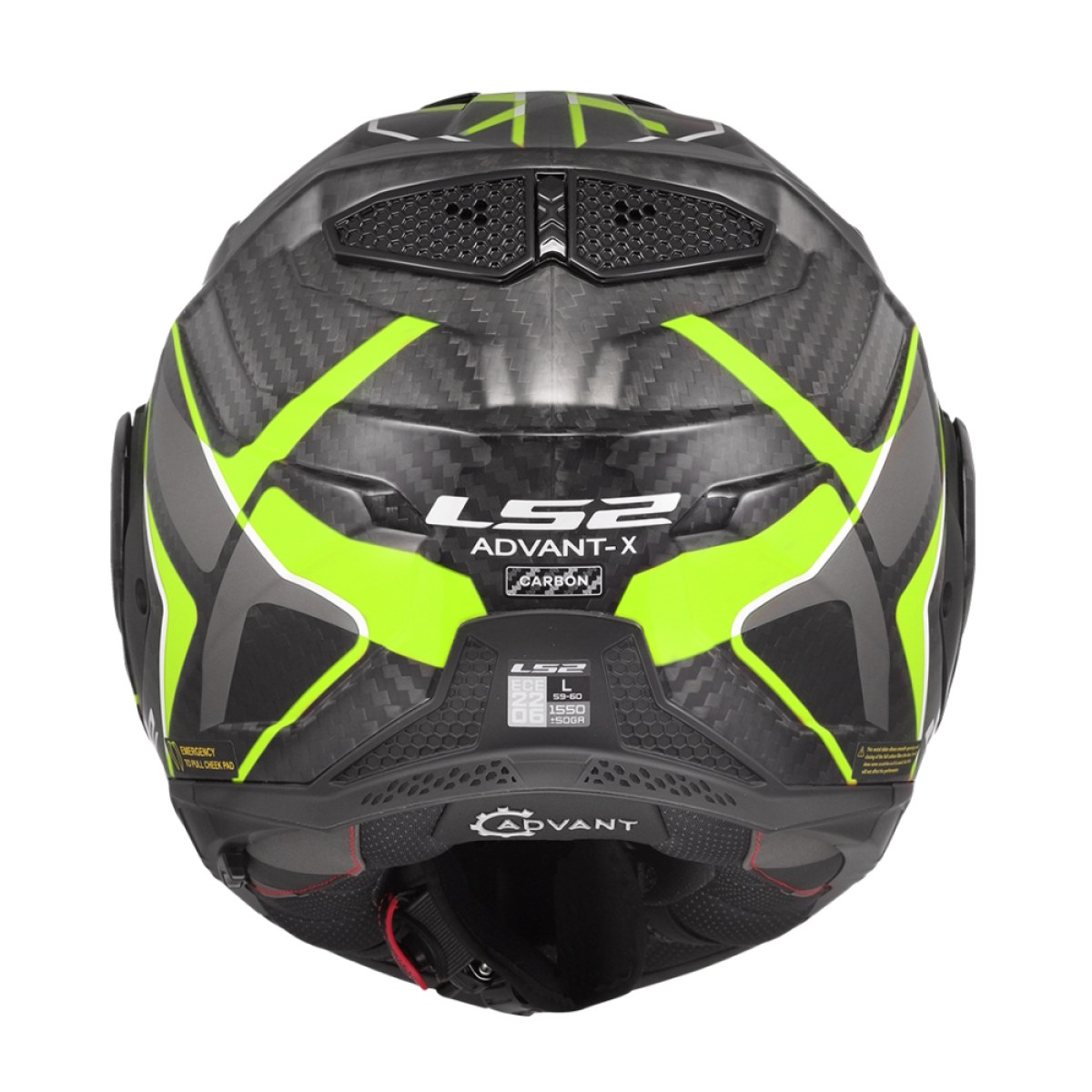 LS2 FF901 Advant X C Future II H-V Yellow XS (53-54) · záber 4