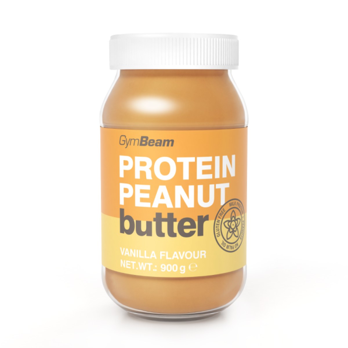 GymBeam Proteínové arašidové maslo vanilka · záber 1