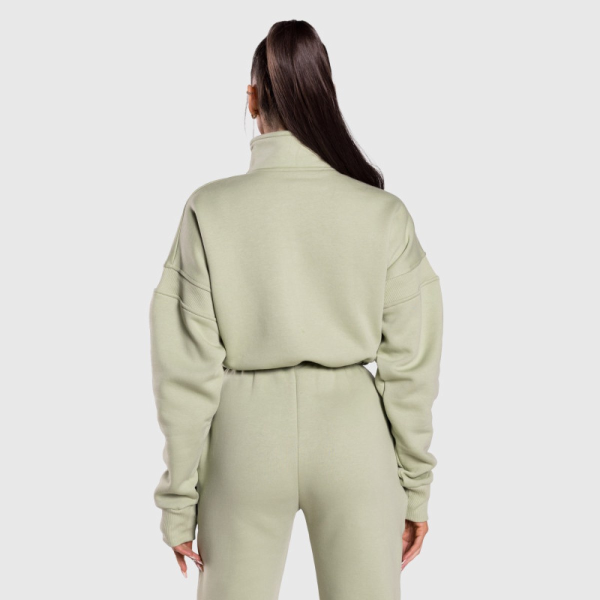 Dámska crop mikina Iron Aesthetics Simone, zelená · záber 5
