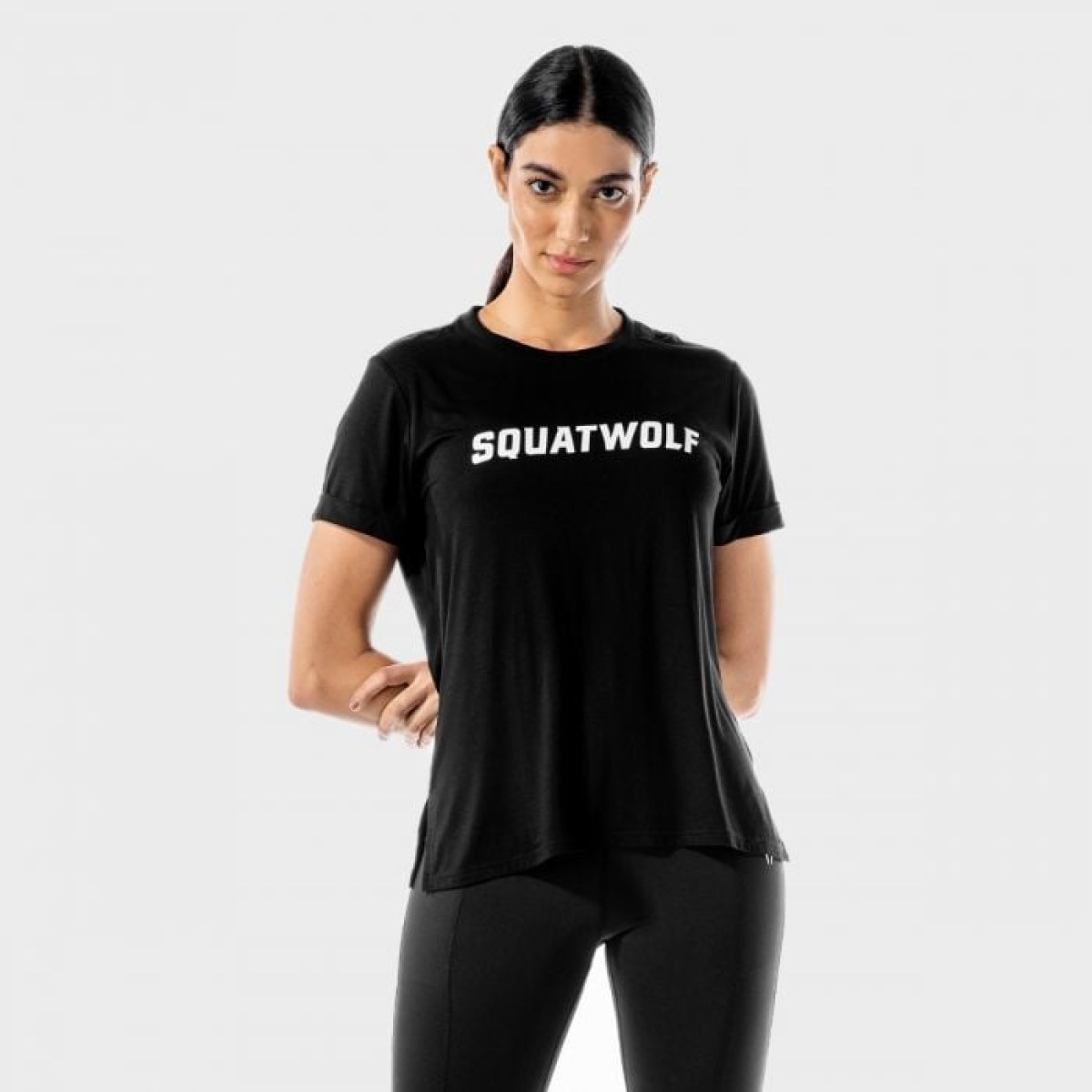 SQUATWOLF Dámske tričko Iconic Onyx L · záber 1