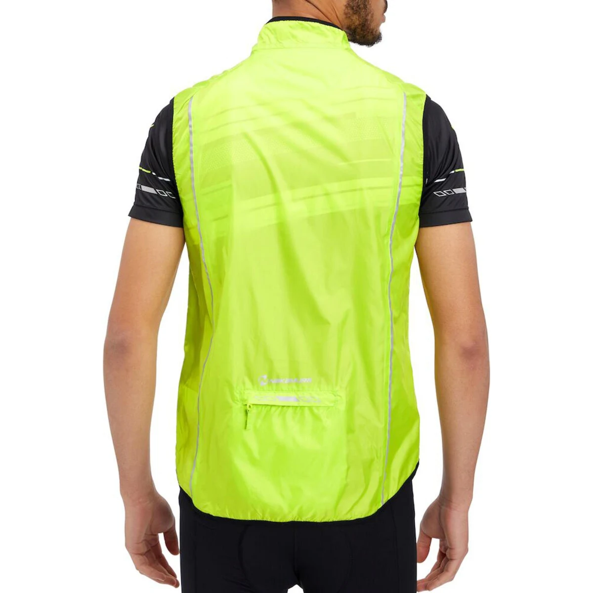 Nakamura Dambel II Cycling Gilet M - Veľkosť: S | Farba: Zelená, Žltá · záber 3