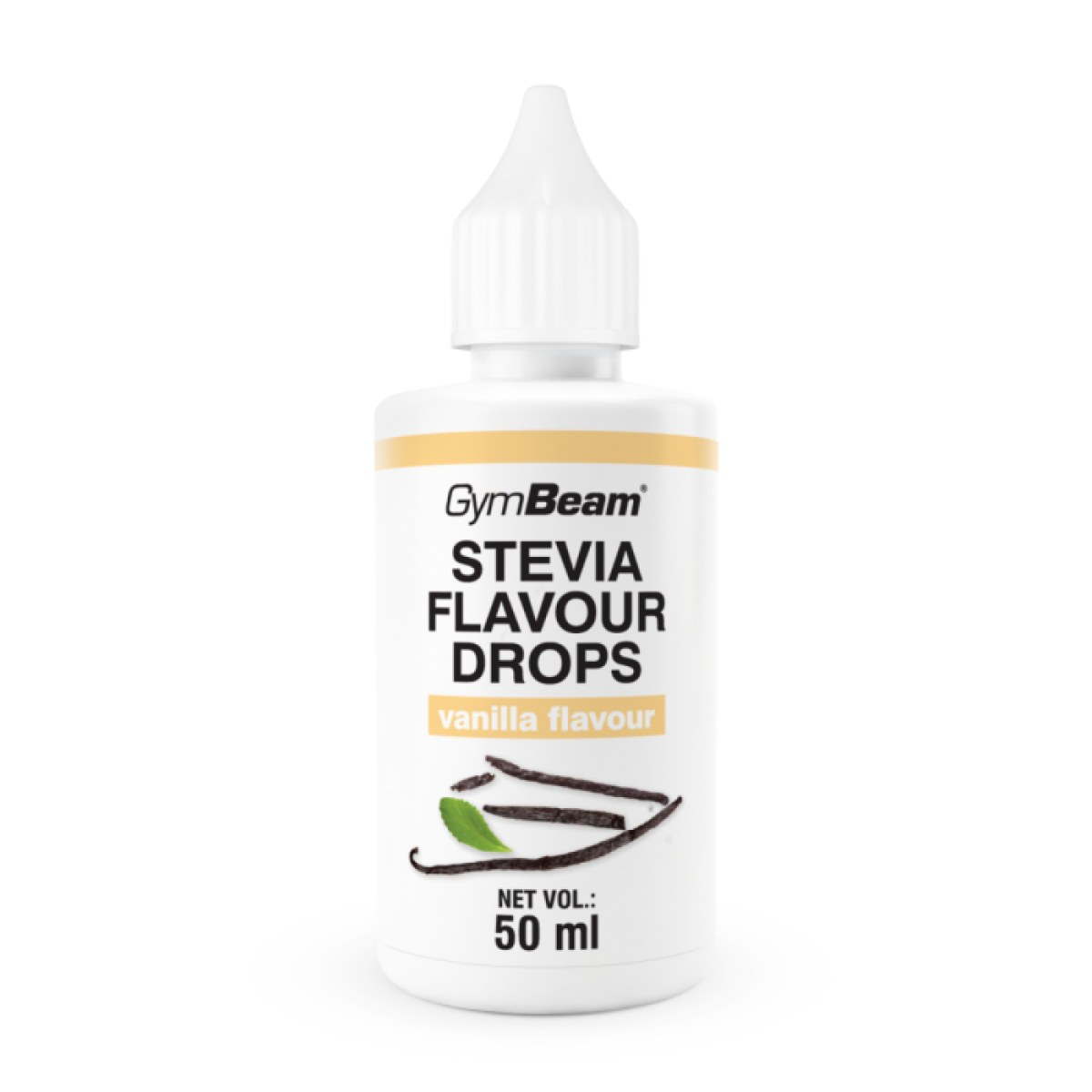 GymBeam Stevia Flavour Drops vanilka · záber 1