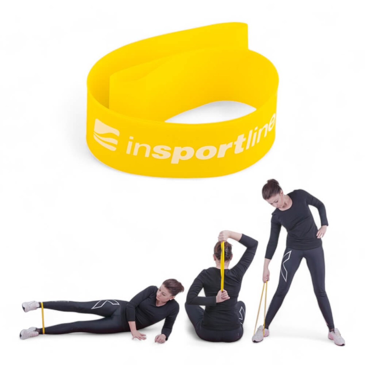 Posilňovacia guma inSPORTline Hangy Light 55x3 cm / 2,8 kg · záber 1