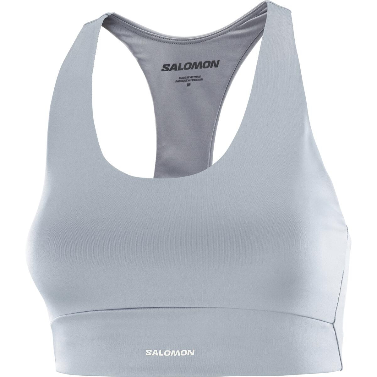 Salomon SHAKEout CORE BRA W - Veľkosť: M | Farba: Sivá · záber 1