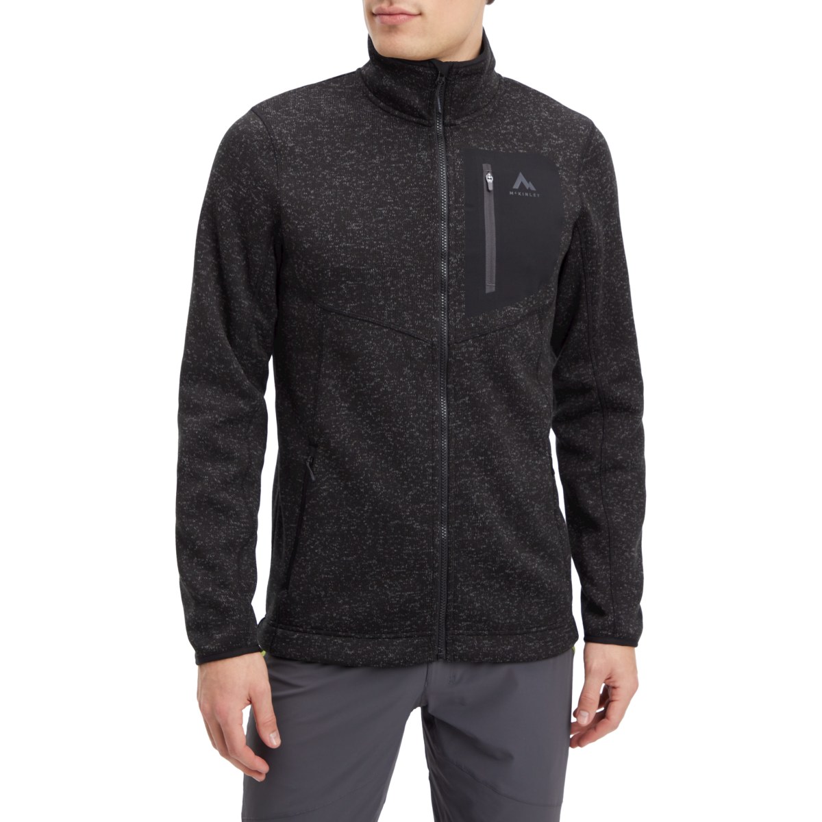 McKinley Skeena III Fleece Jacket - Farba: Čierna · záber 2