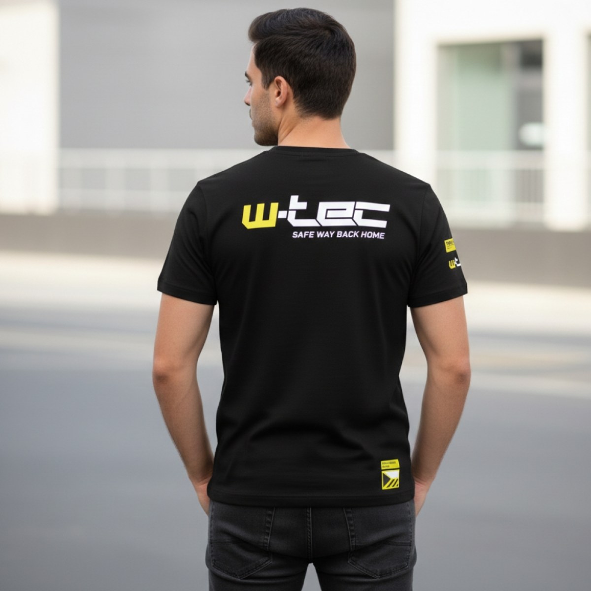 W-TEC Tričko Signature W-TEC čierna - L · záber 2