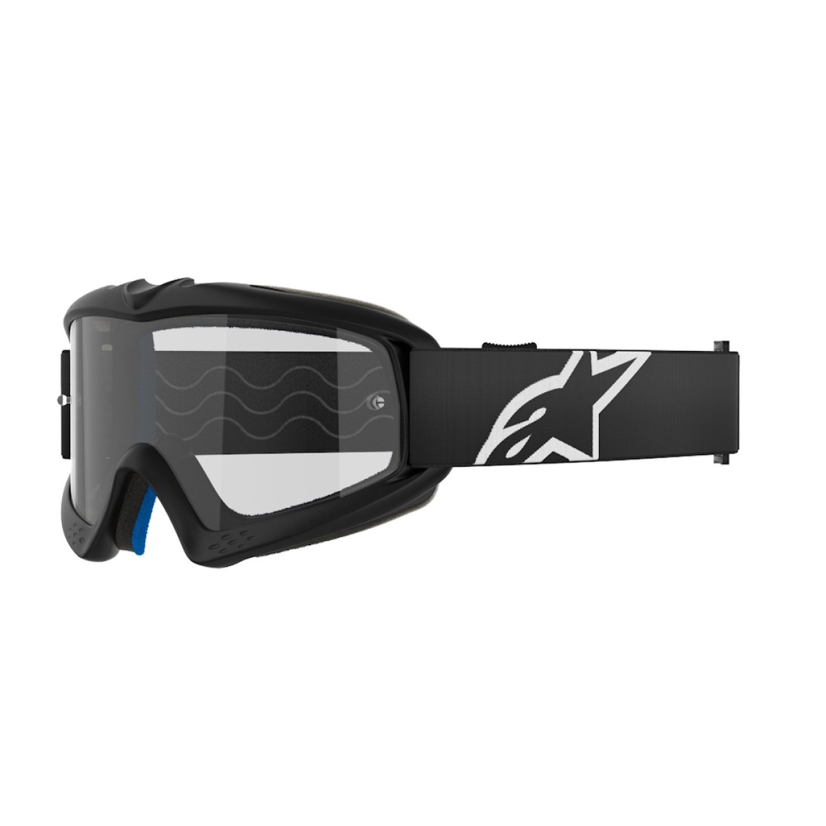 Alpinestars Vision Youth Corp oranžová, číre plexi · záber 2