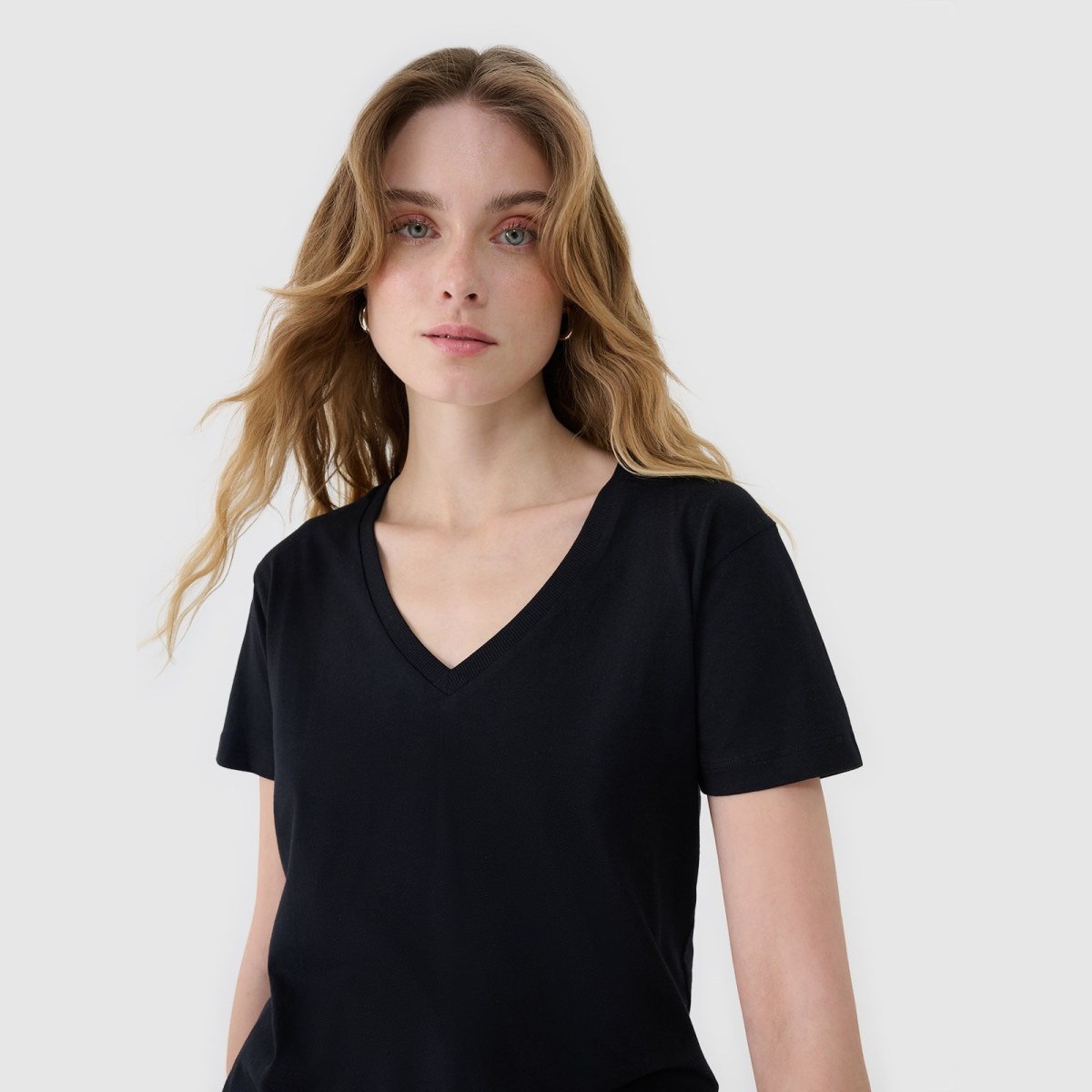Dámske oversize tričko s modalom - čierne · záber 2