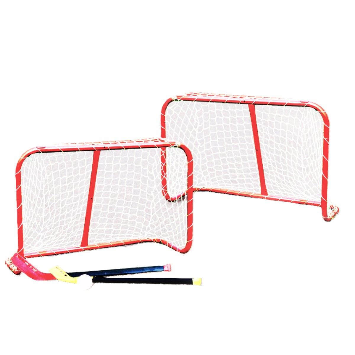 Brankový set MASTER 81 x 54 x 31 cm s hokejkami · záber 1