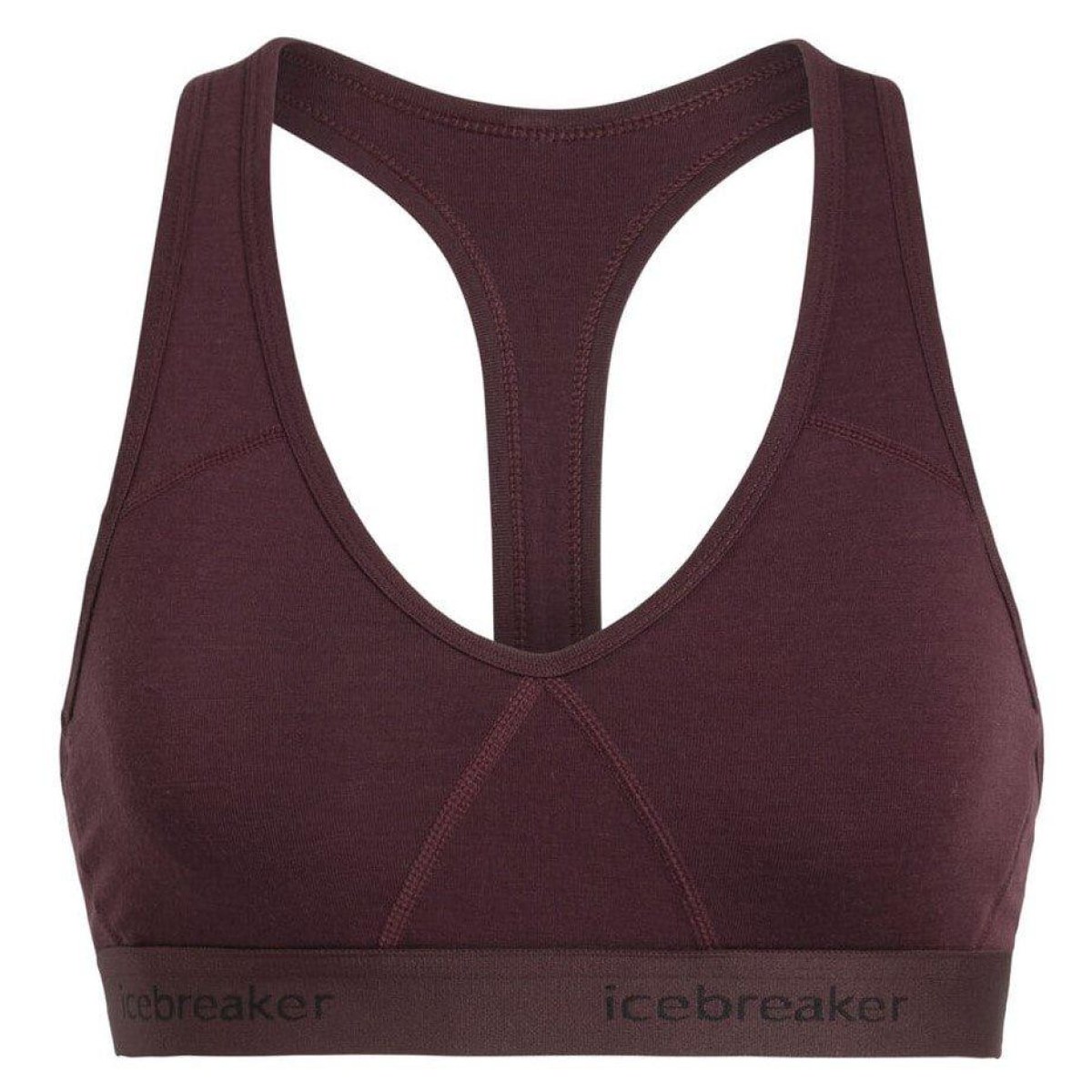Icebreaker Merino Sprite Racerback Bra - Veľkosť: XS | Farba: Červená · záber 1