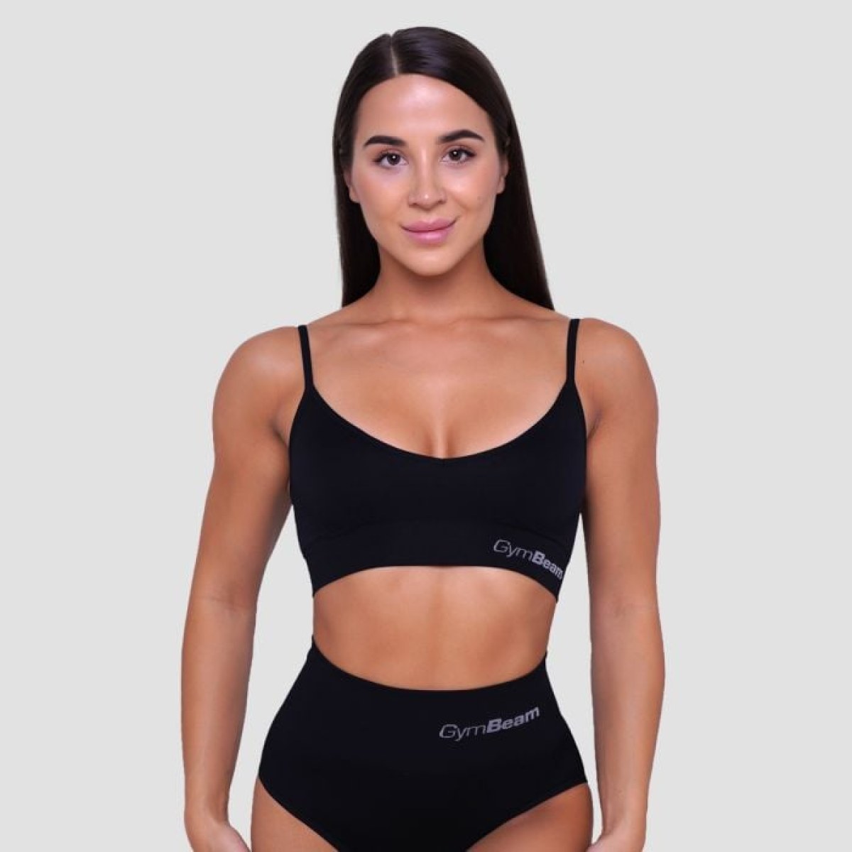 GymBeam Podprsenka Triangle Black SS · záber 1