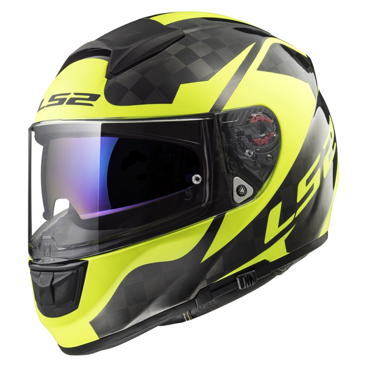 LS2 LS2 FF397 Vector C Shine Carbon Hi Vis Yellow - XS (53-54) · záber 1