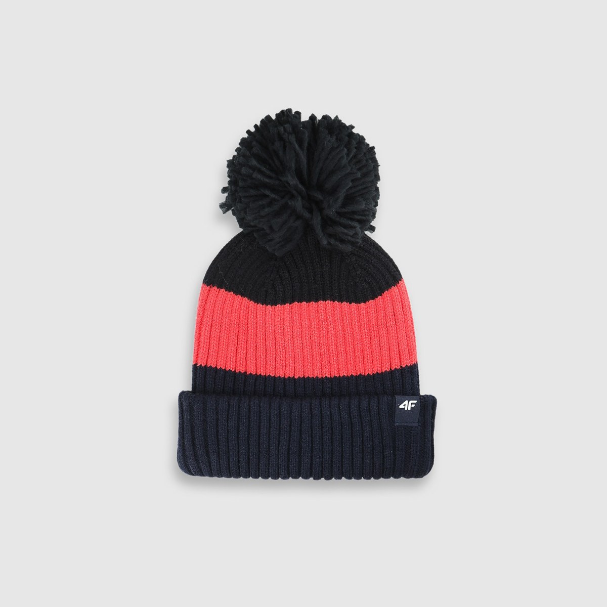 Detská zimná čiapka s brmbolcom - multicolor · záber 2